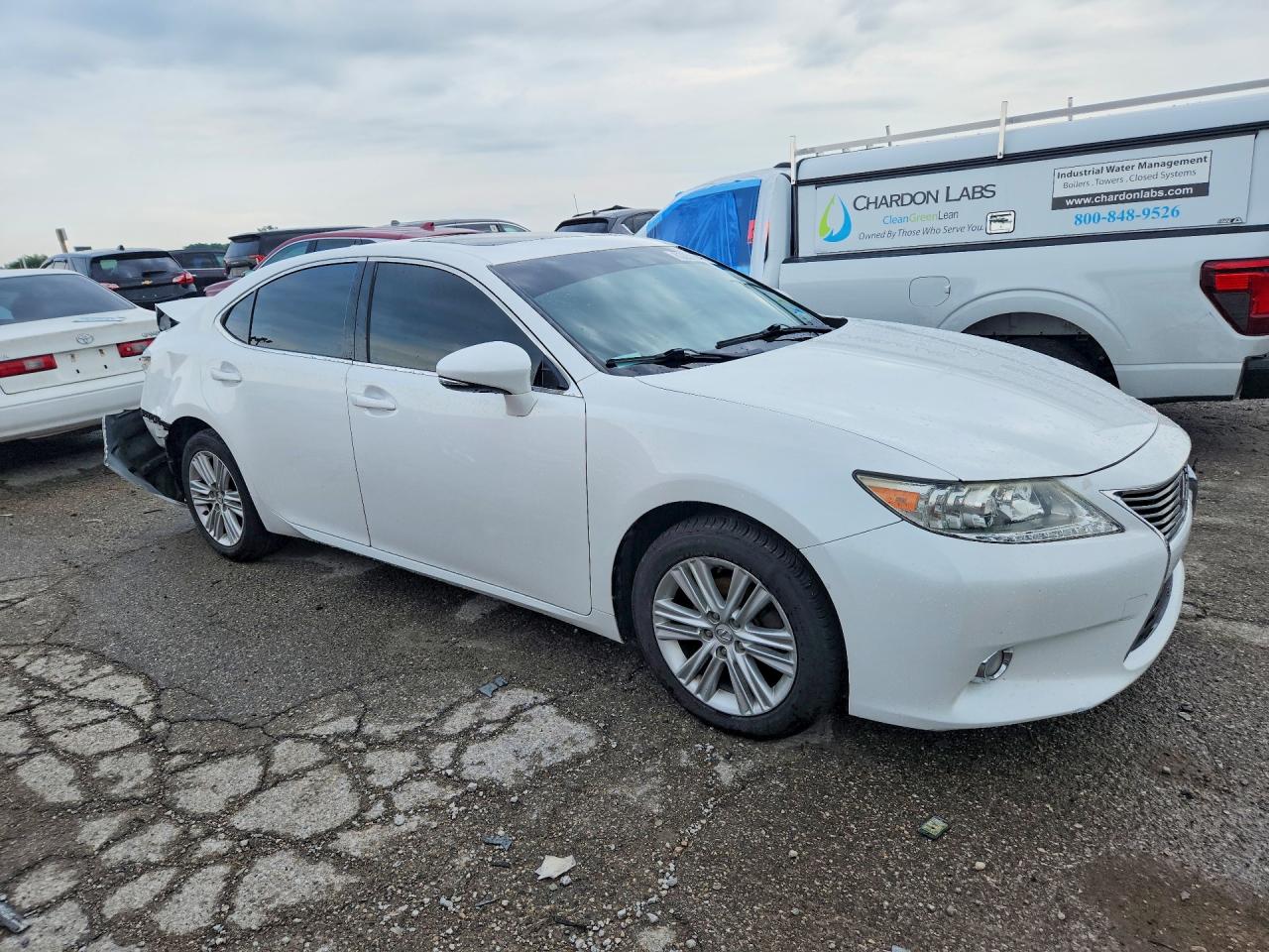2015 Lexus Es 350 White vin: JTHBK1GG1F2160718