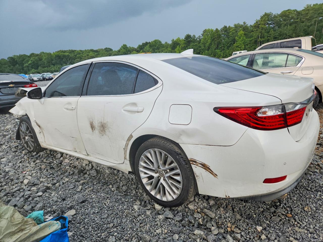 2015 Lexus Es 350 White vin: JTHBK1GG1F2162145