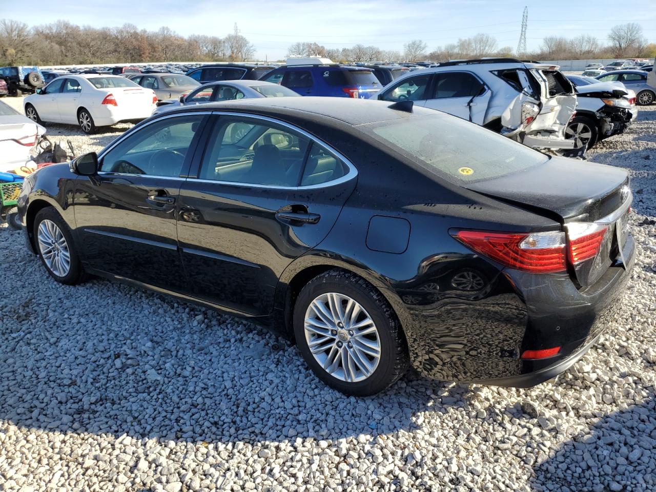 2015 Lexus Es 350 Black vin: JTHBK1GG1F2162386
