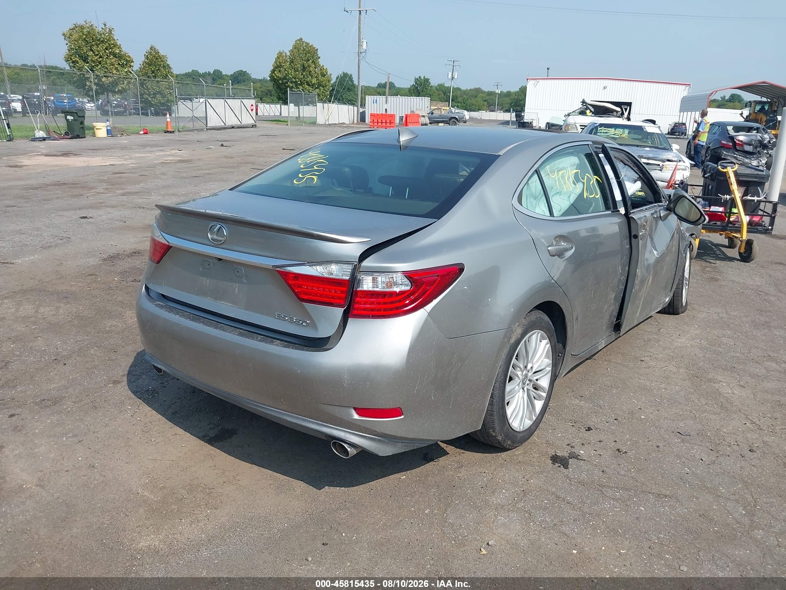 2015 Lexus Es 350   Серый vin: JTHBK1GG1F2163067