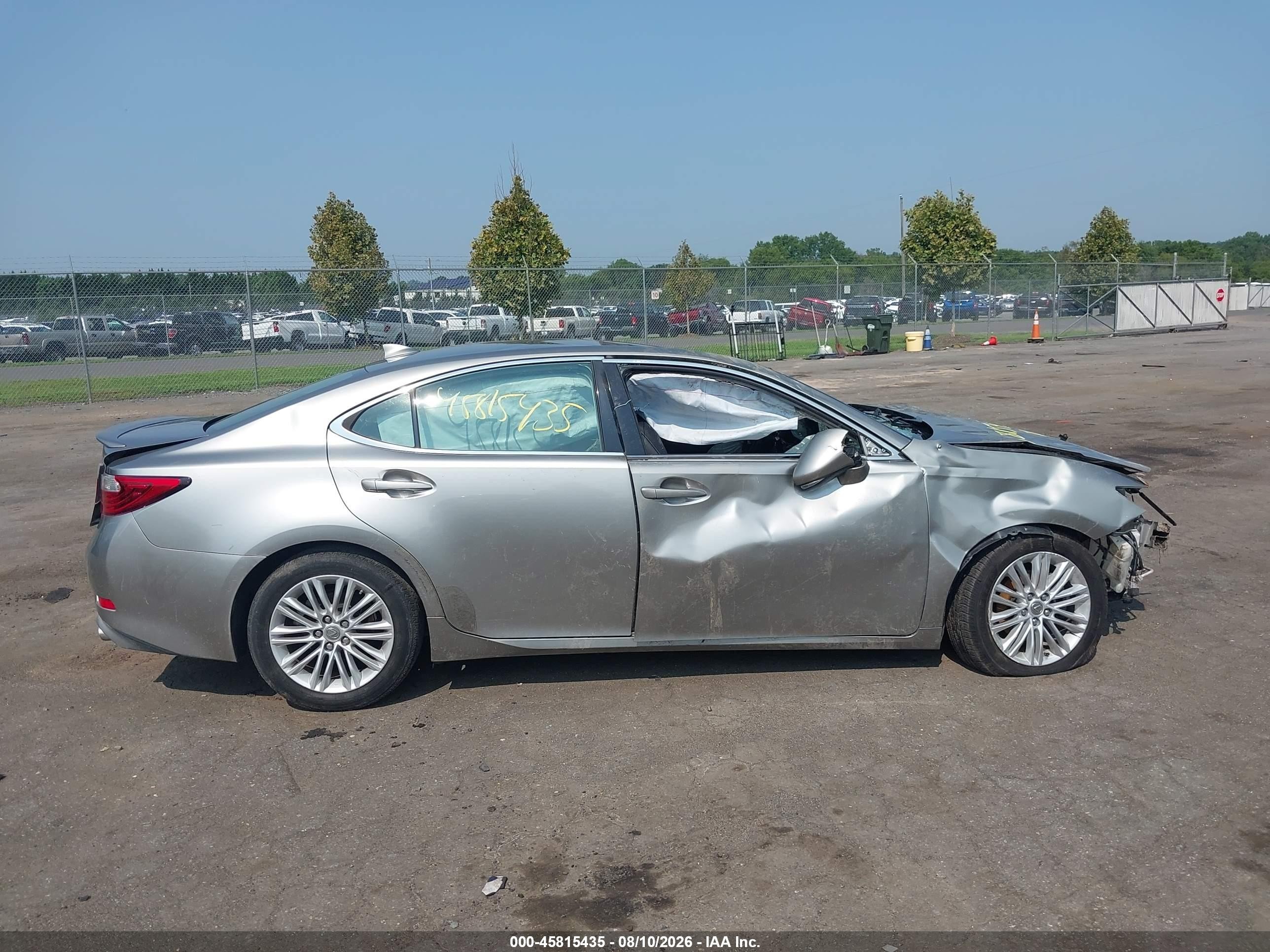 2015 Lexus Es 350   Серый vin: JTHBK1GG1F2163067