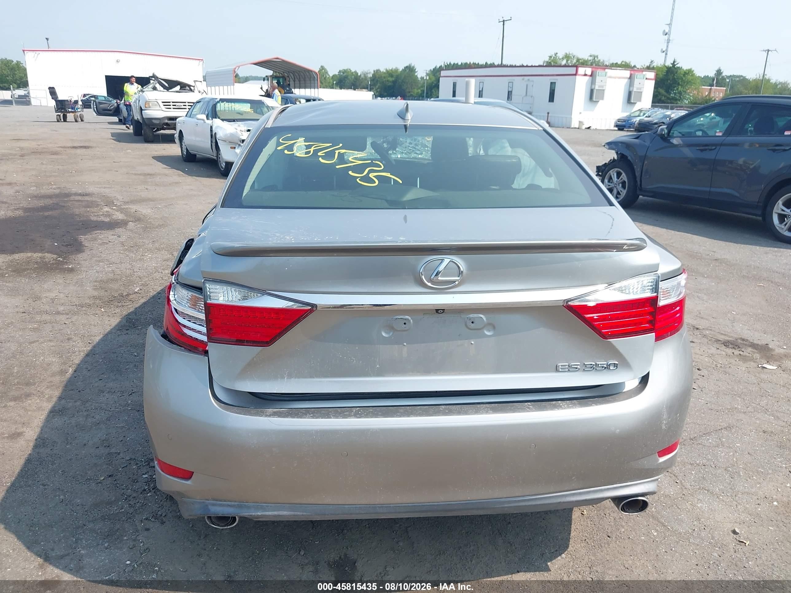2015 Lexus Es 350   Серый vin: JTHBK1GG1F2163067