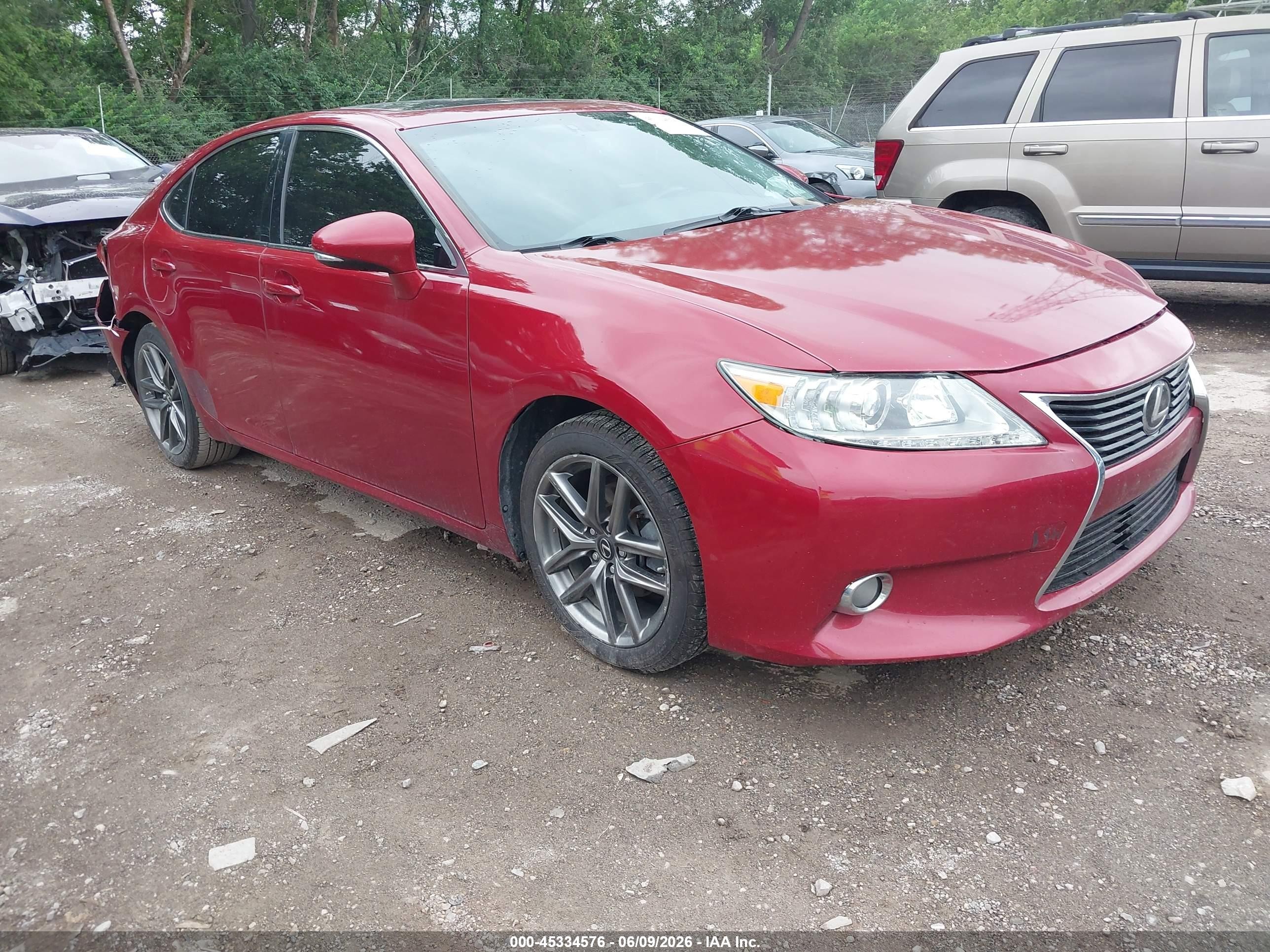 2015 Lexus Es 350   Темно-бордовый vin: JTHBK1GG1F2172285