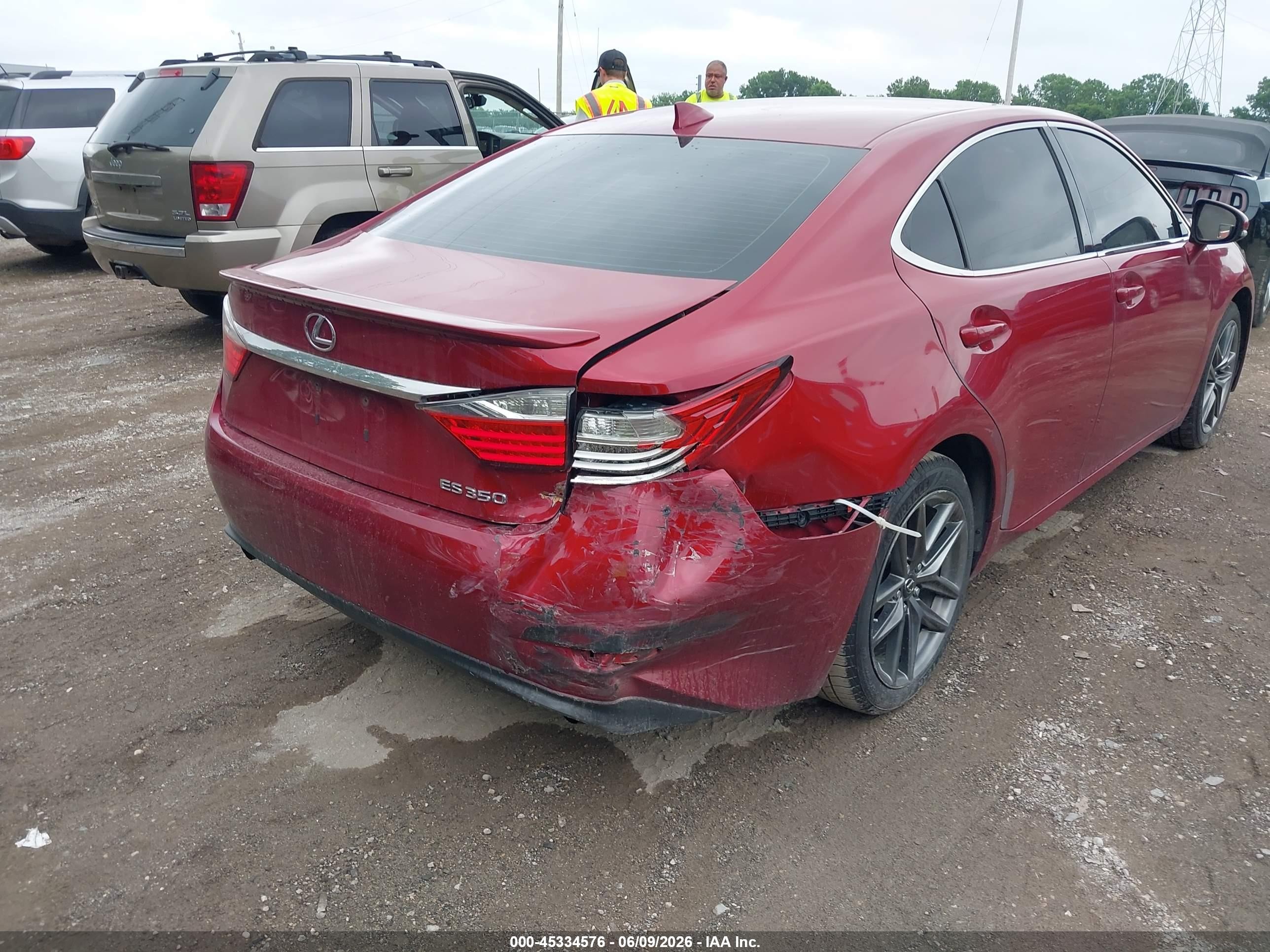2015 Lexus Es 350   Maroon vin: JTHBK1GG1F2172285