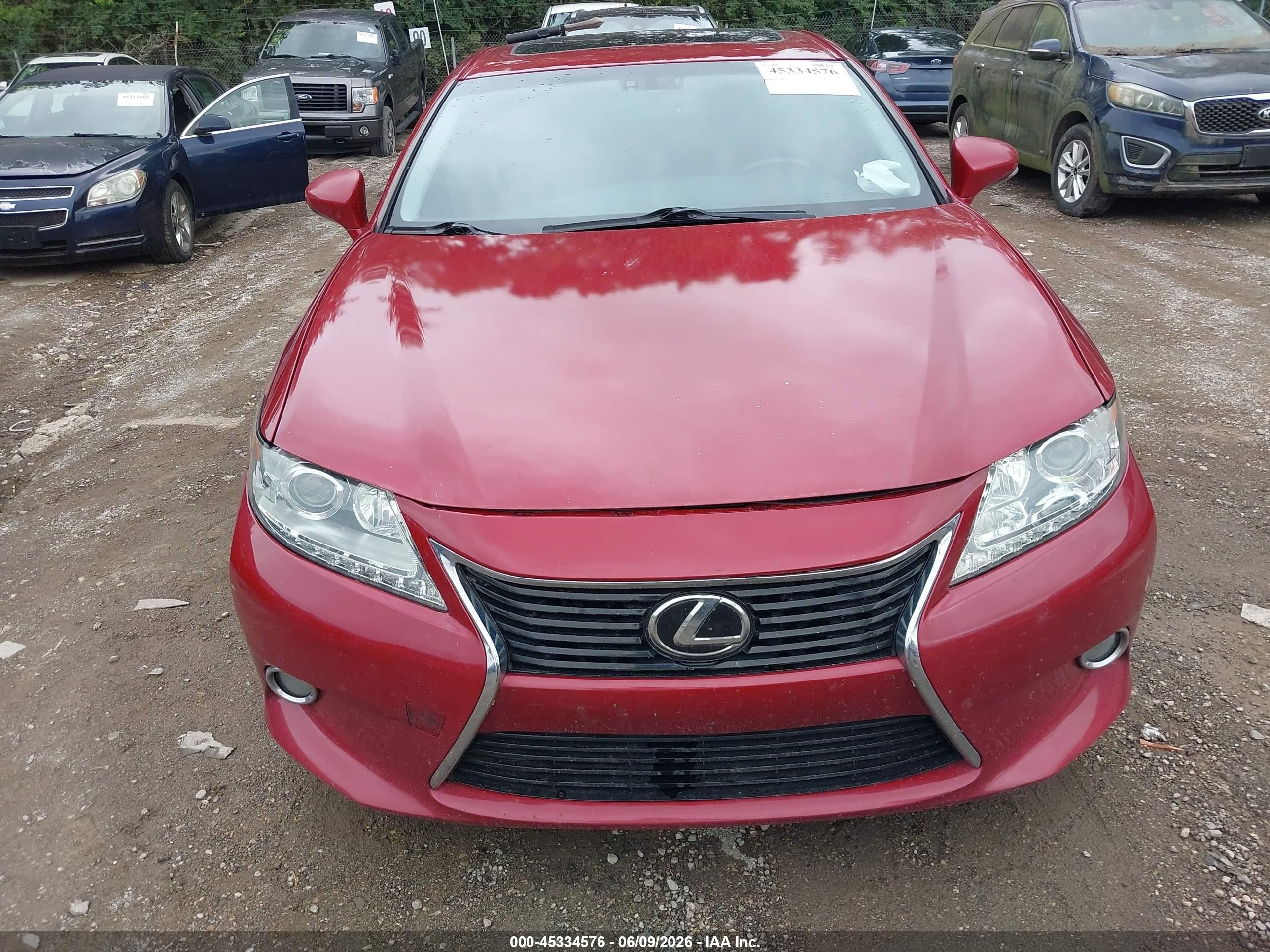 2015 Lexus Es 350   Maroon vin: JTHBK1GG1F2172285