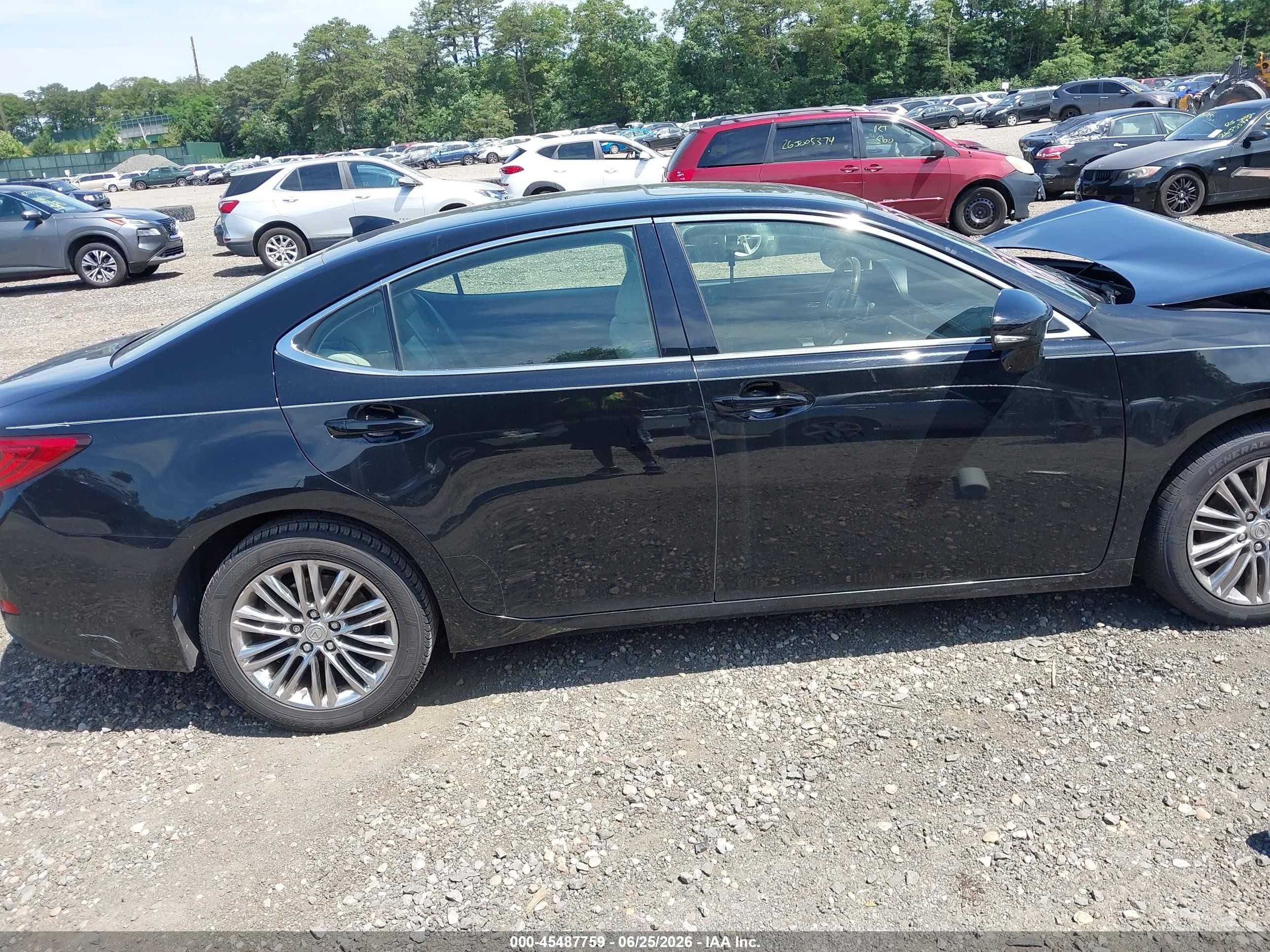 2015 Lexus Es 350   Black vin: JTHBK1GG1F2174361