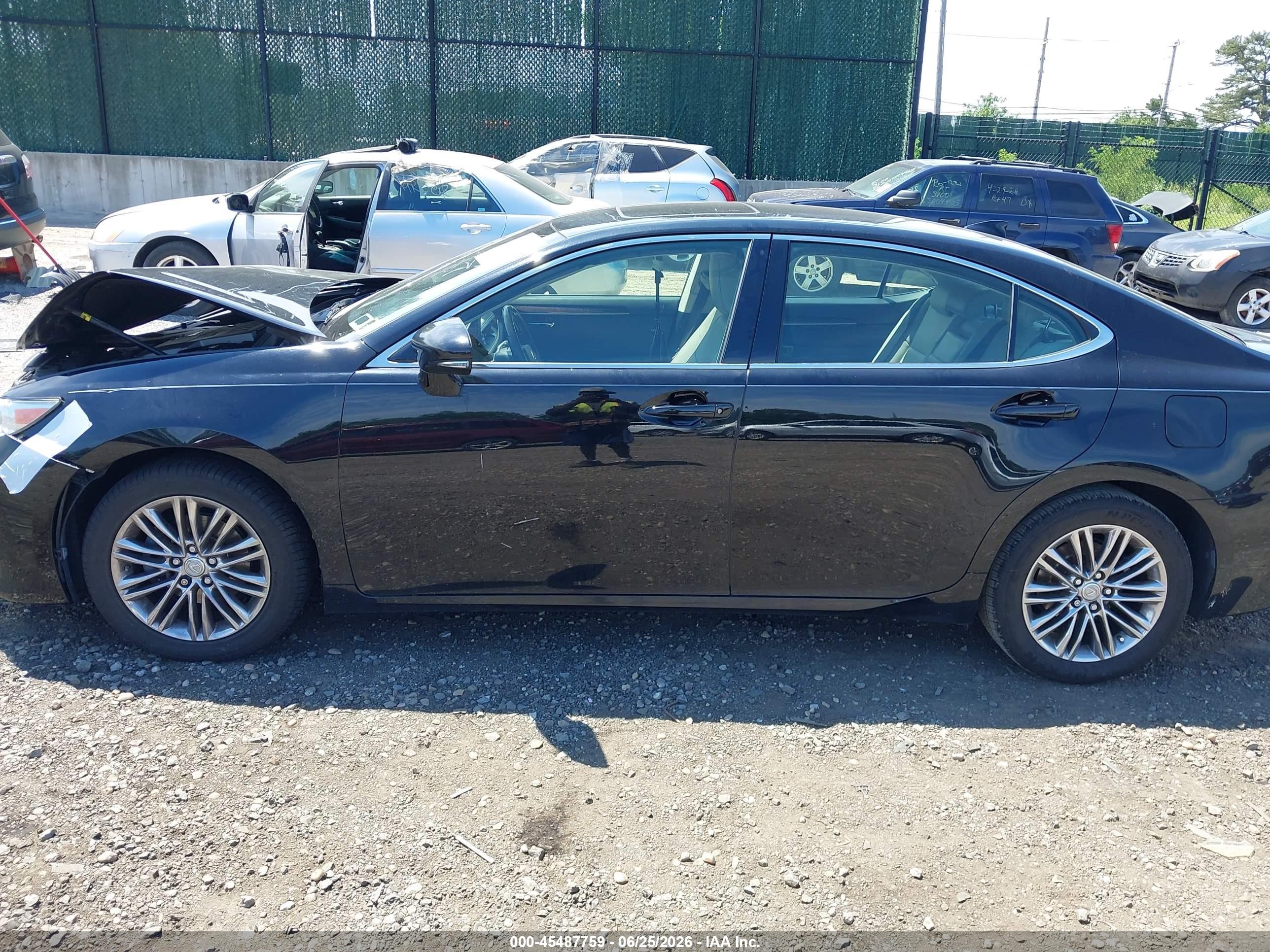 2015 Lexus Es 350   Black vin: JTHBK1GG1F2174361