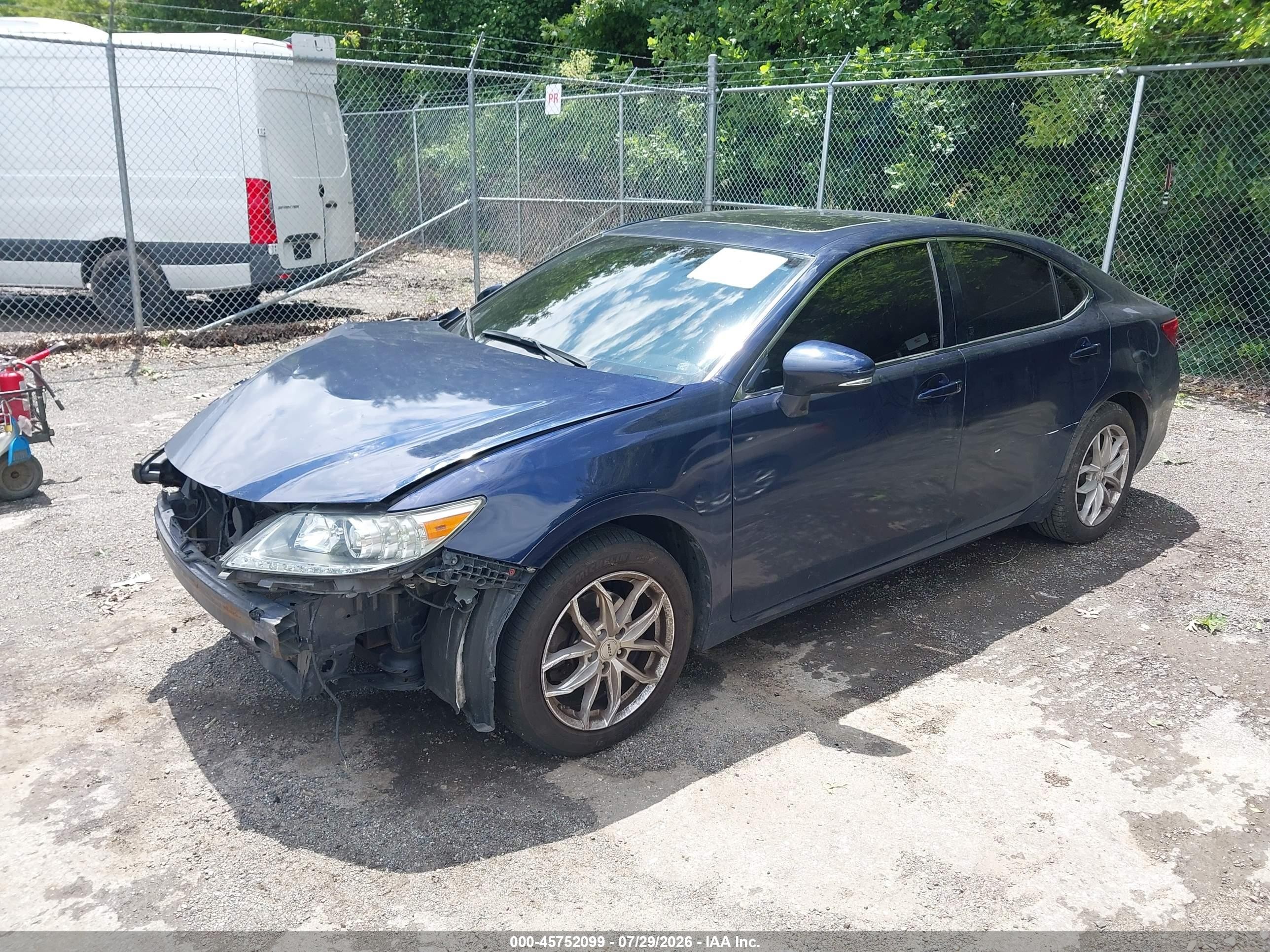 2015 Lexus Es 350   Blue vin: JTHBK1GG1F2176417