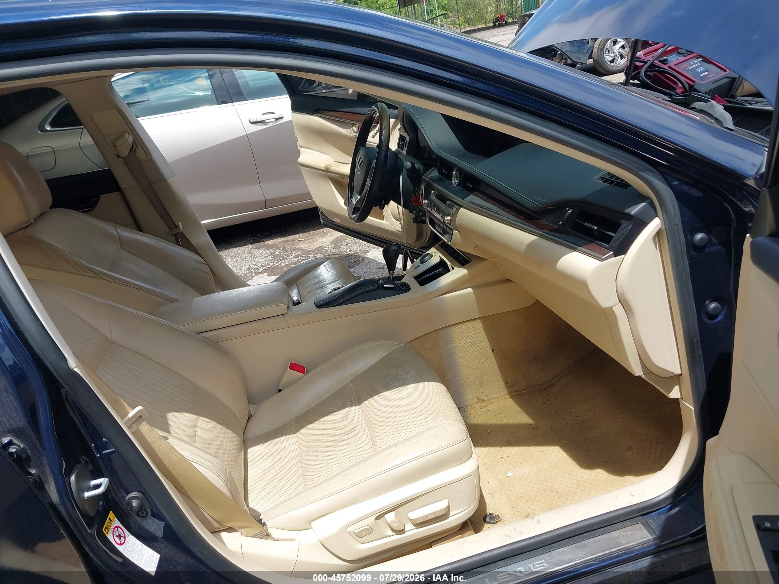 2015 Lexus Es 350   Blue vin: JTHBK1GG1F2176417