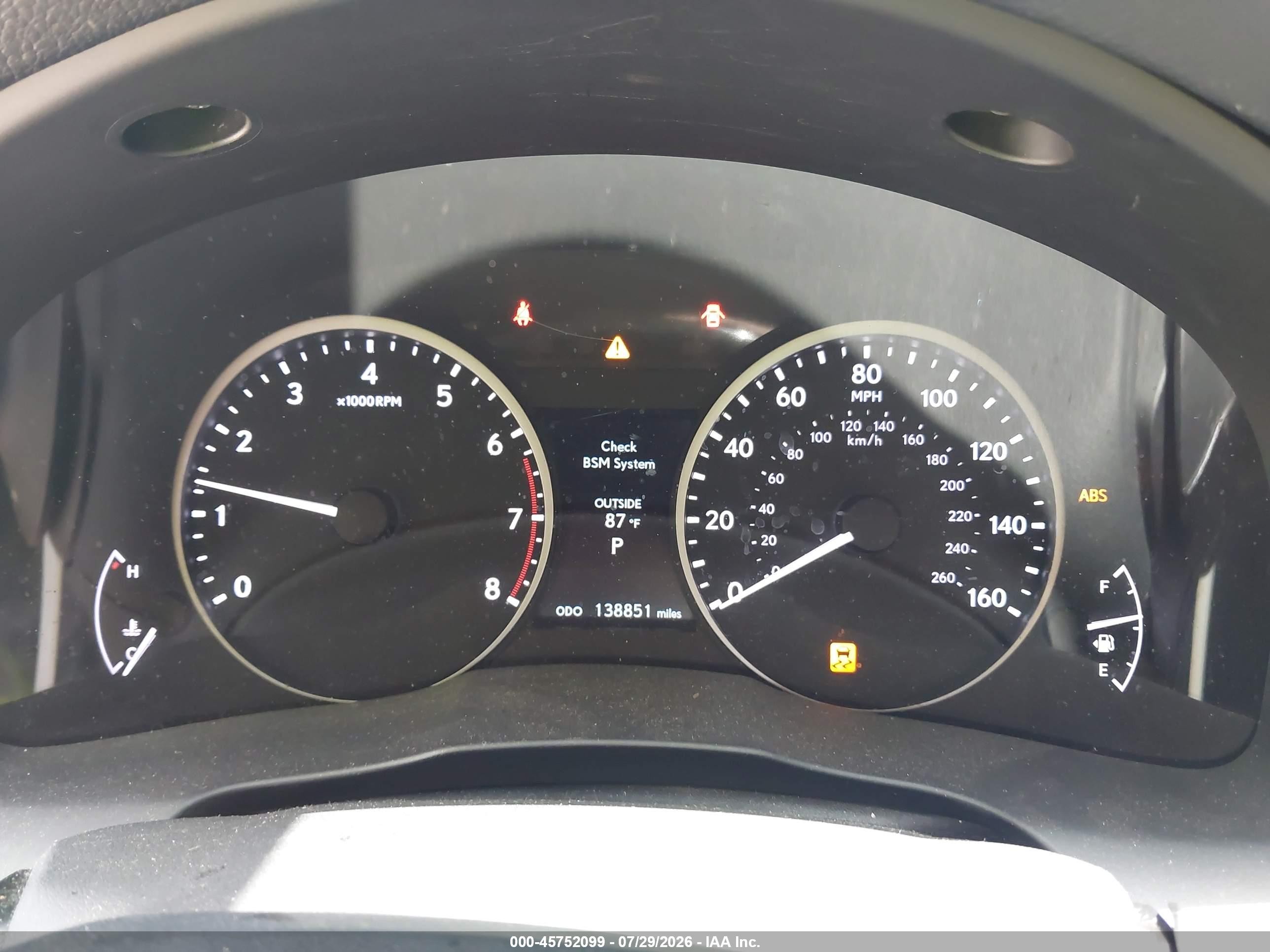 2015 Lexus Es 350   Blue vin: JTHBK1GG1F2176417
