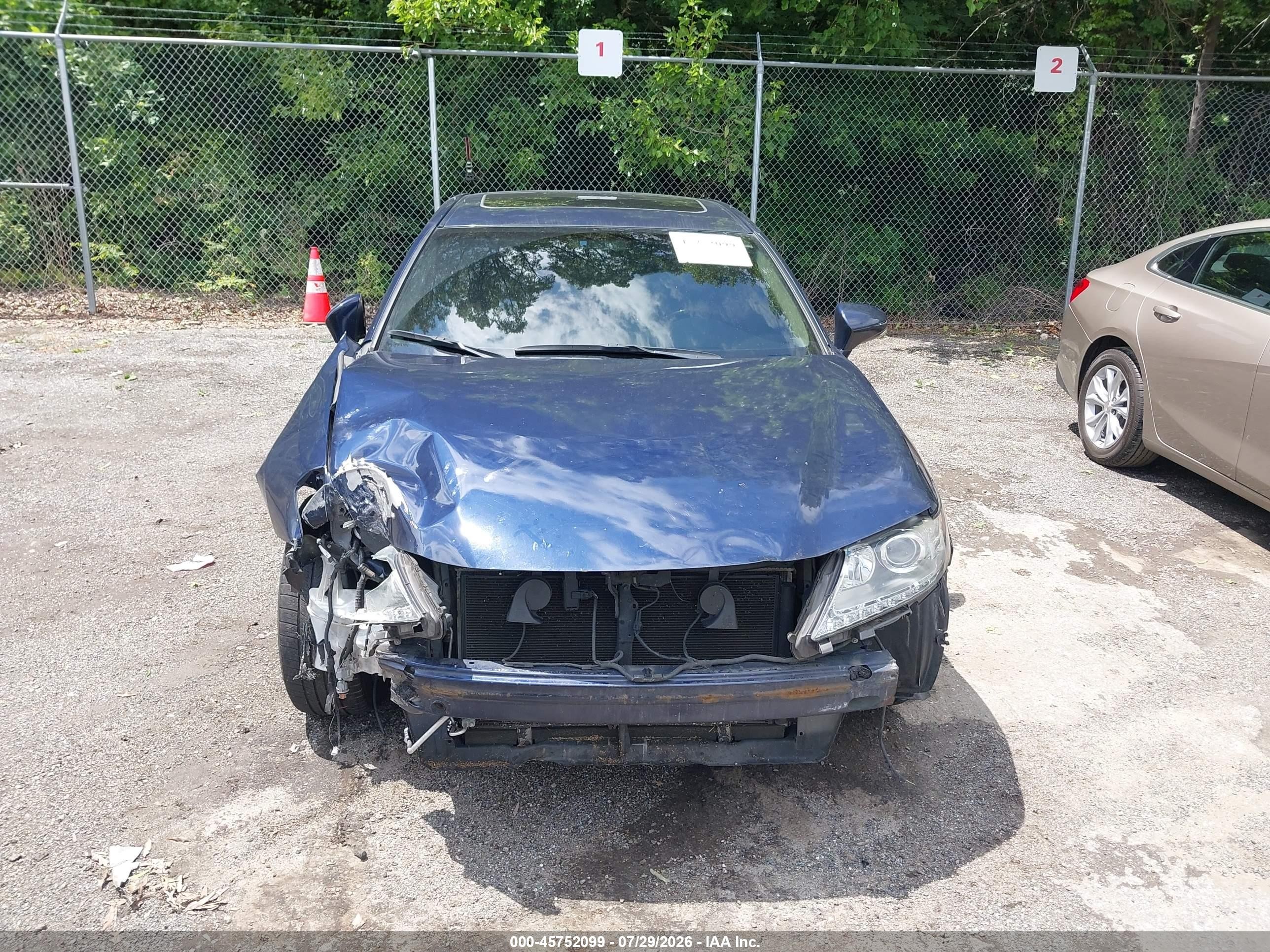 2015 Lexus Es 350   Blue vin: JTHBK1GG1F2176417