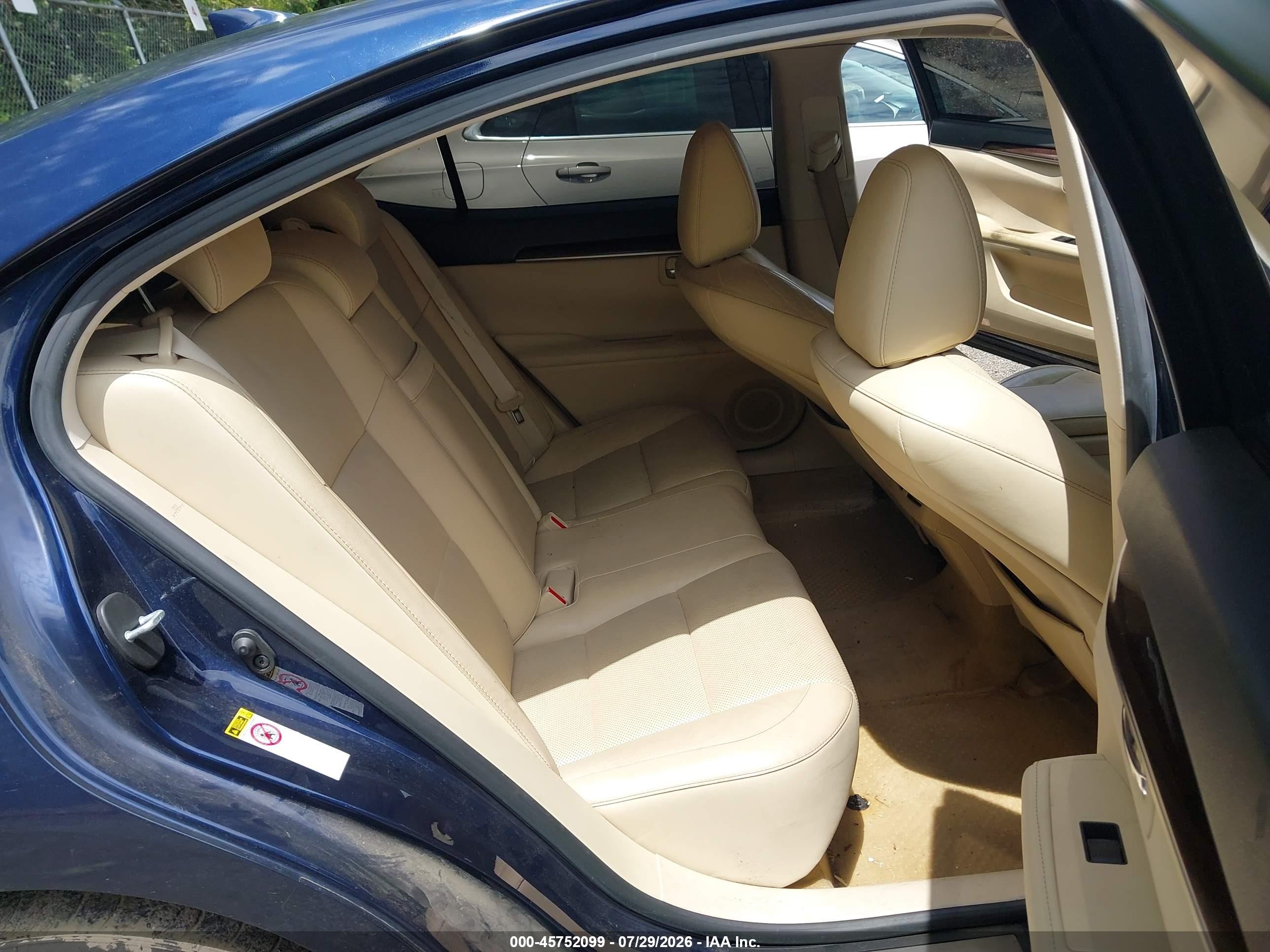 2015 Lexus Es 350   Blue vin: JTHBK1GG1F2176417