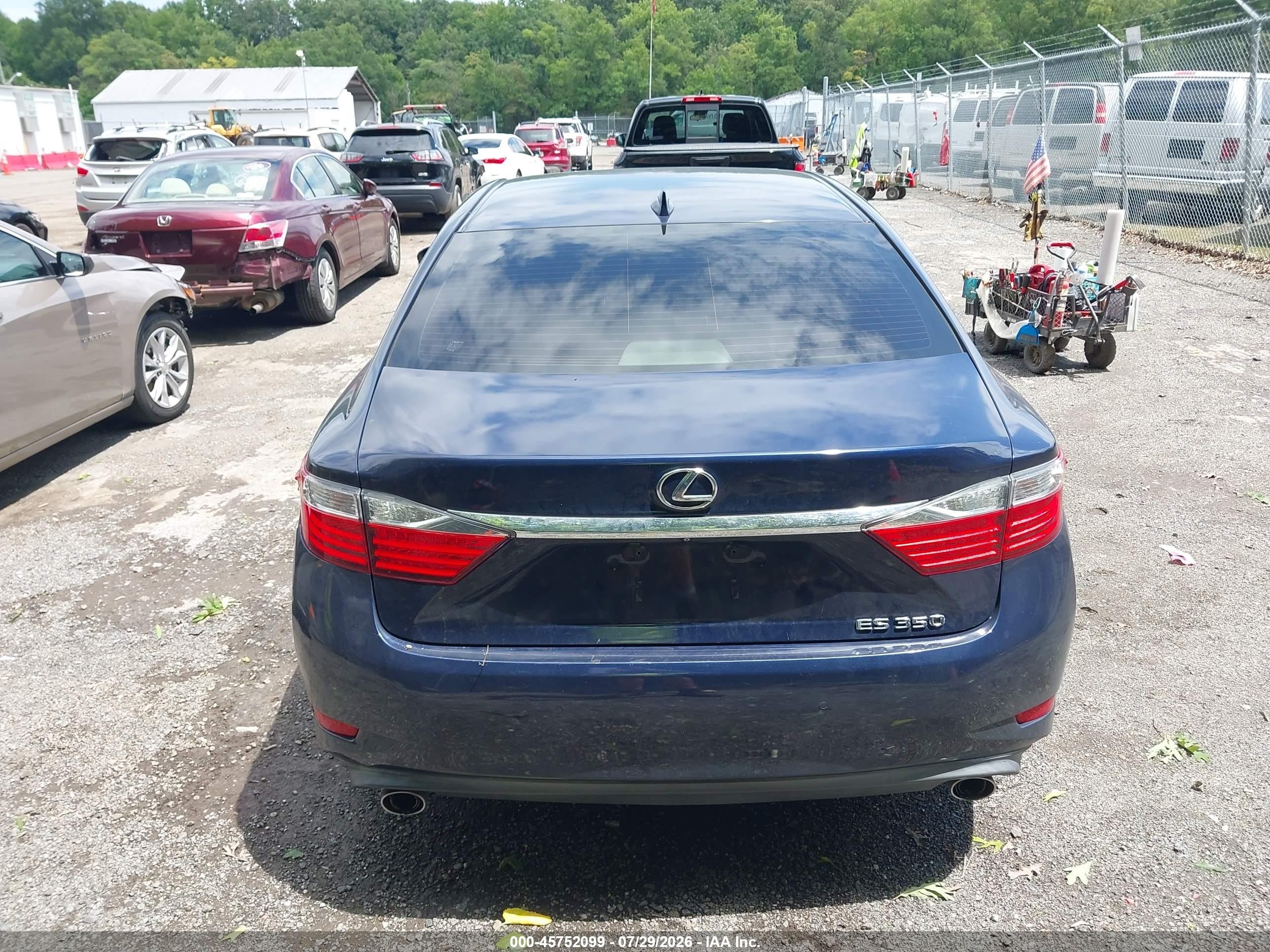 2015 Lexus Es 350   Blue vin: JTHBK1GG1F2176417