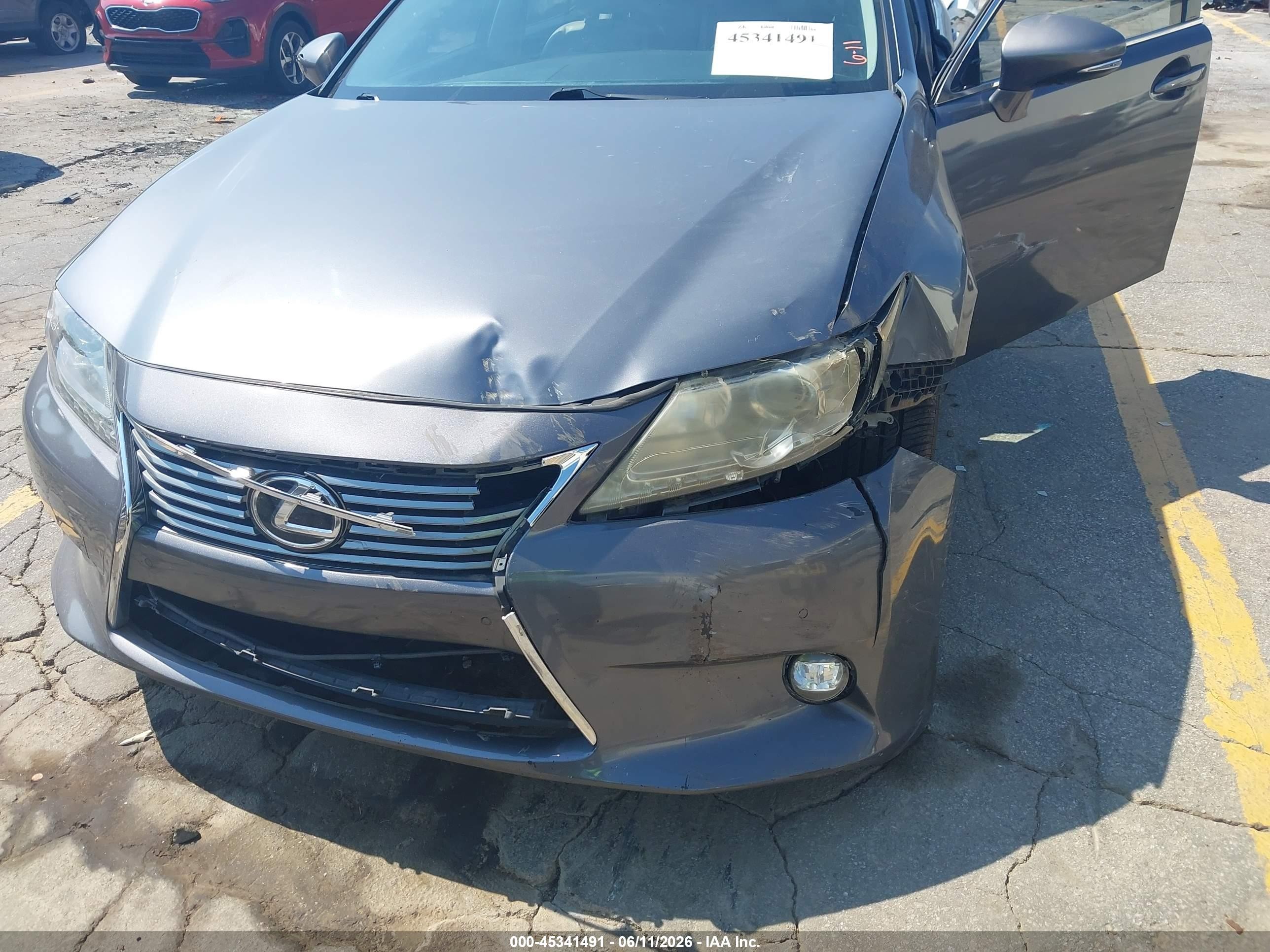 2015 Lexus Es 350   Gray vin: JTHBK1GG1F2181794