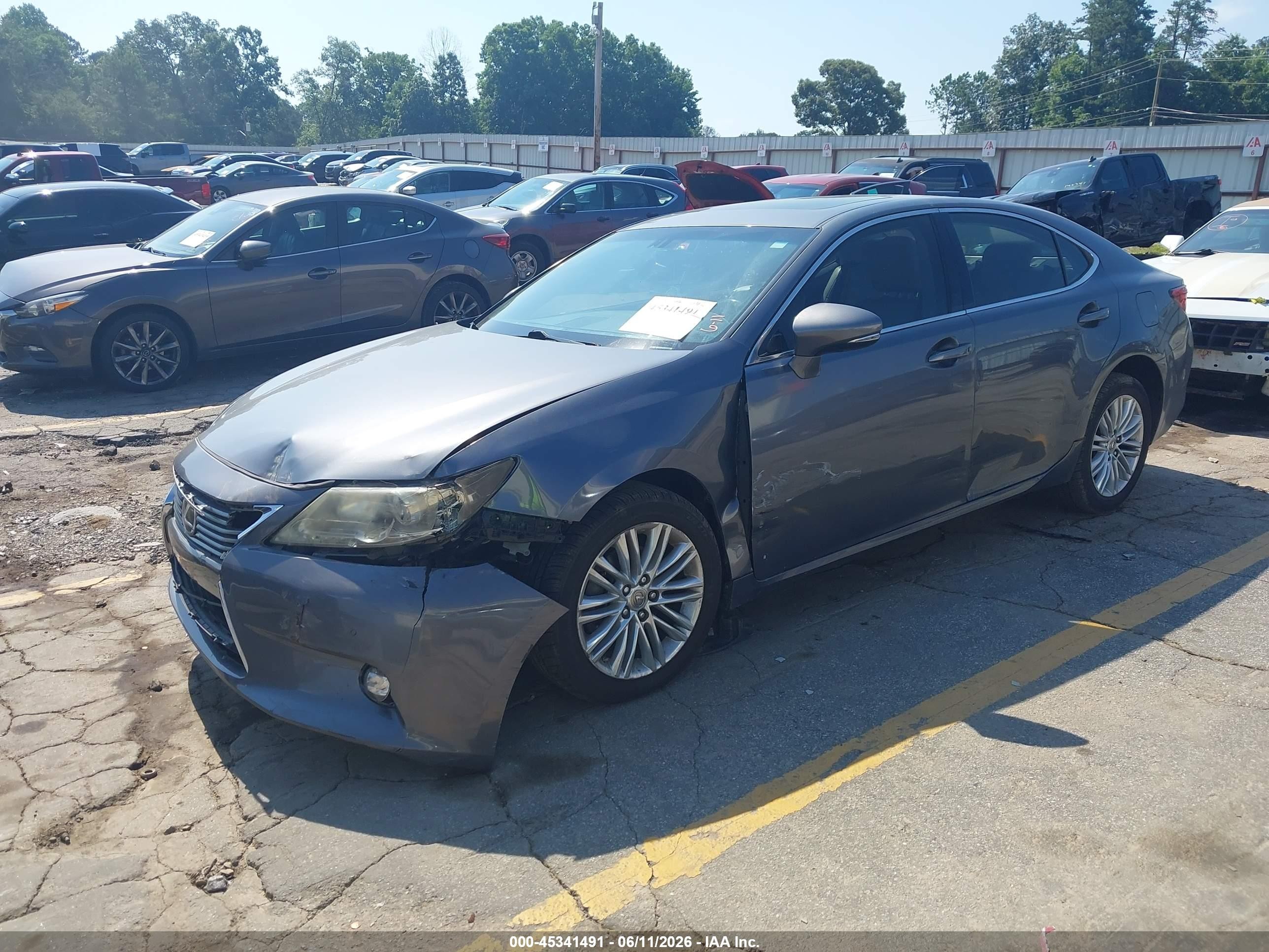 2015 Lexus Es 350   Gray vin: JTHBK1GG1F2181794