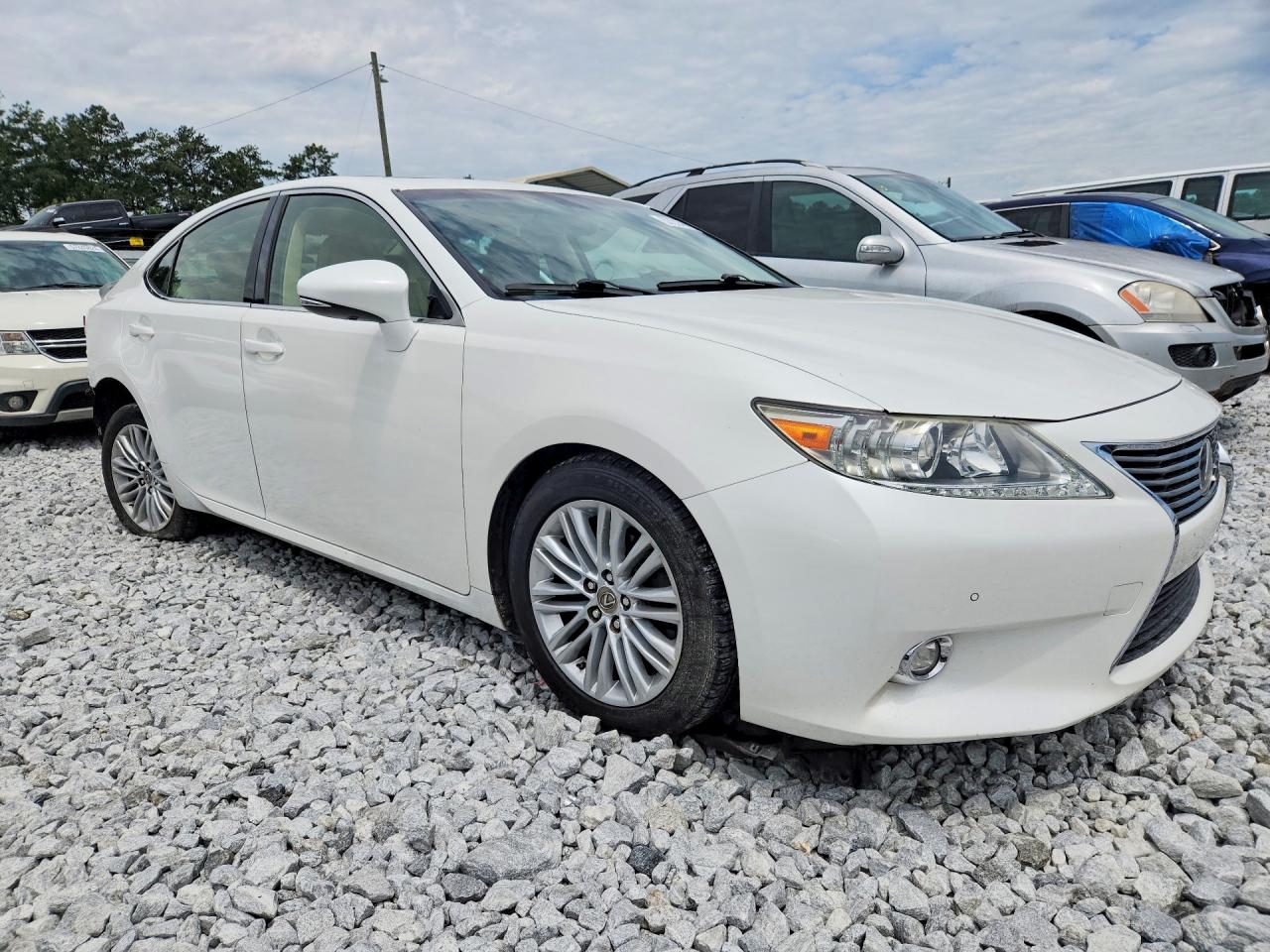 2015 Lexus Es 350 White vin: JTHBK1GG1F2183318