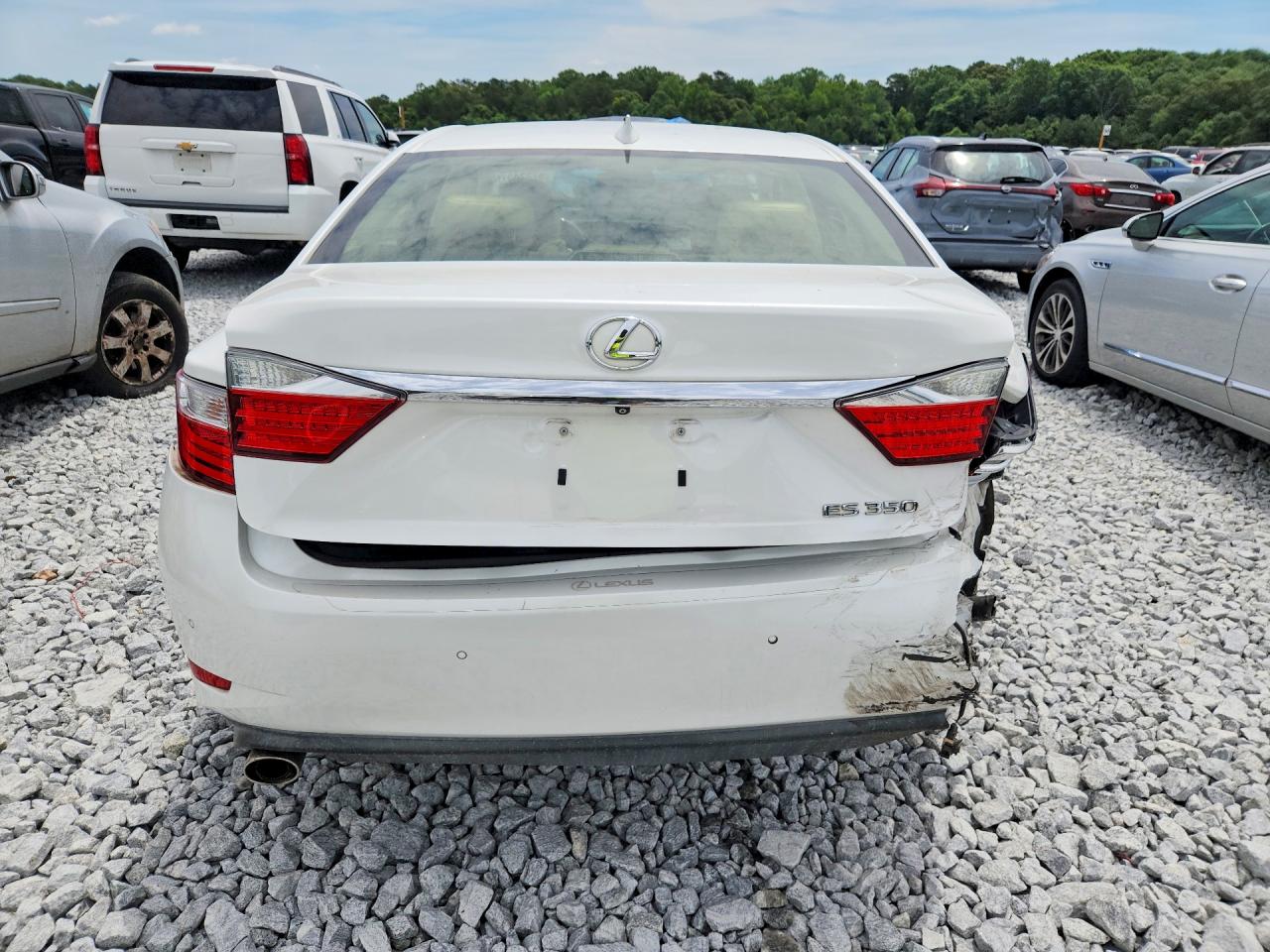2015 Lexus Es 350 White vin: JTHBK1GG1F2183318
