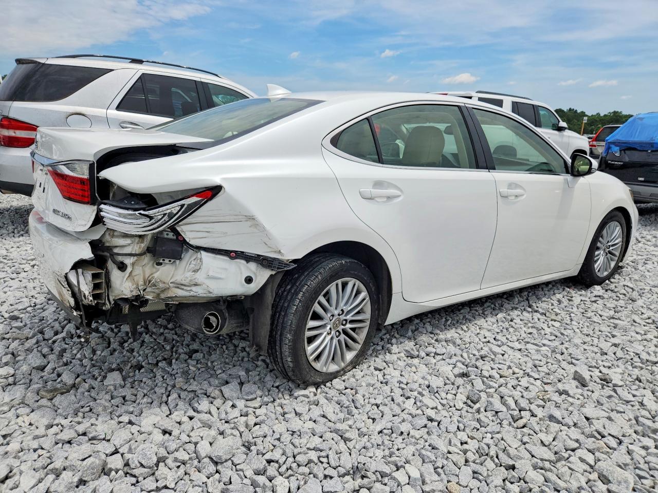 2015 Lexus Es 350 White vin: JTHBK1GG1F2183318