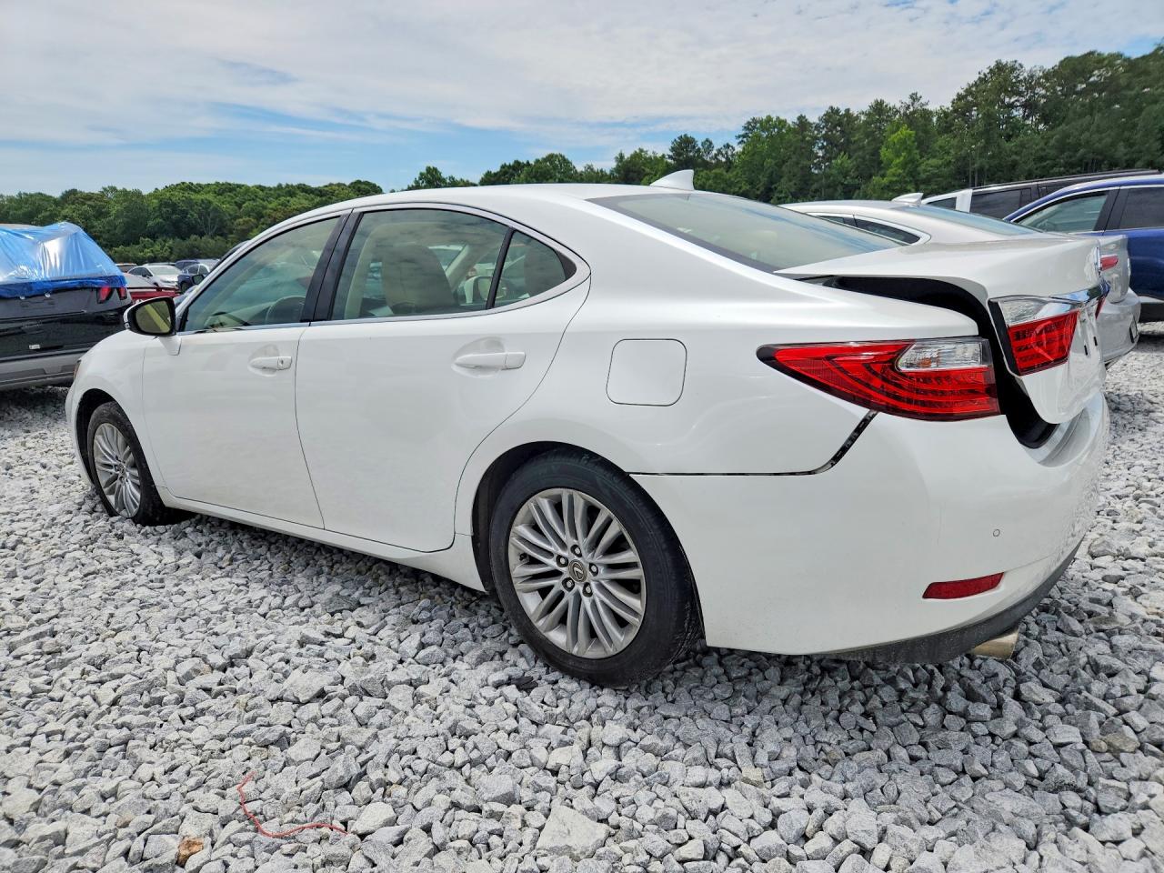 2015 Lexus Es 350 White vin: JTHBK1GG1F2183318