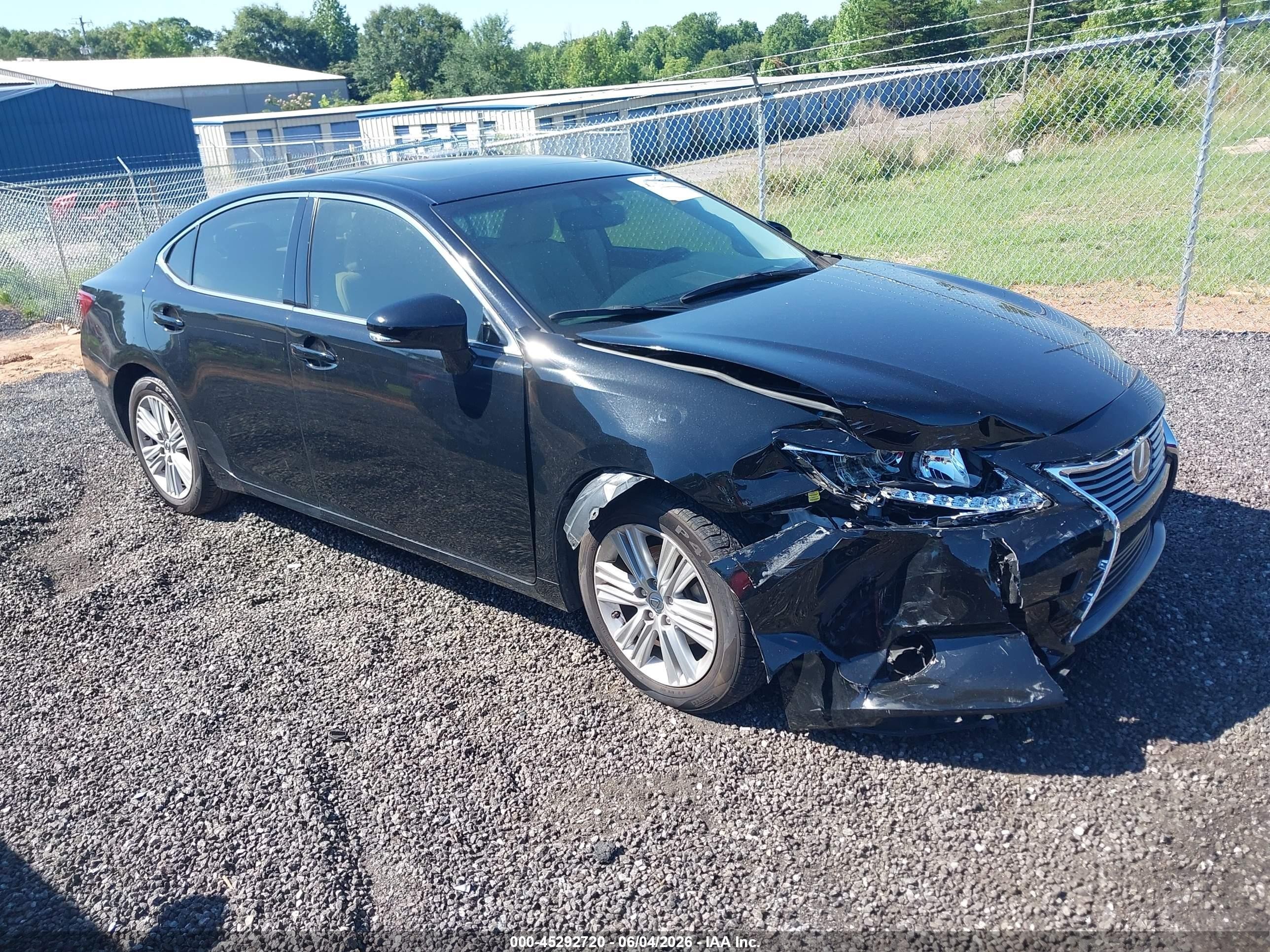 2015 Lexus Es 350   Black vin: JTHBK1GG1F2197087