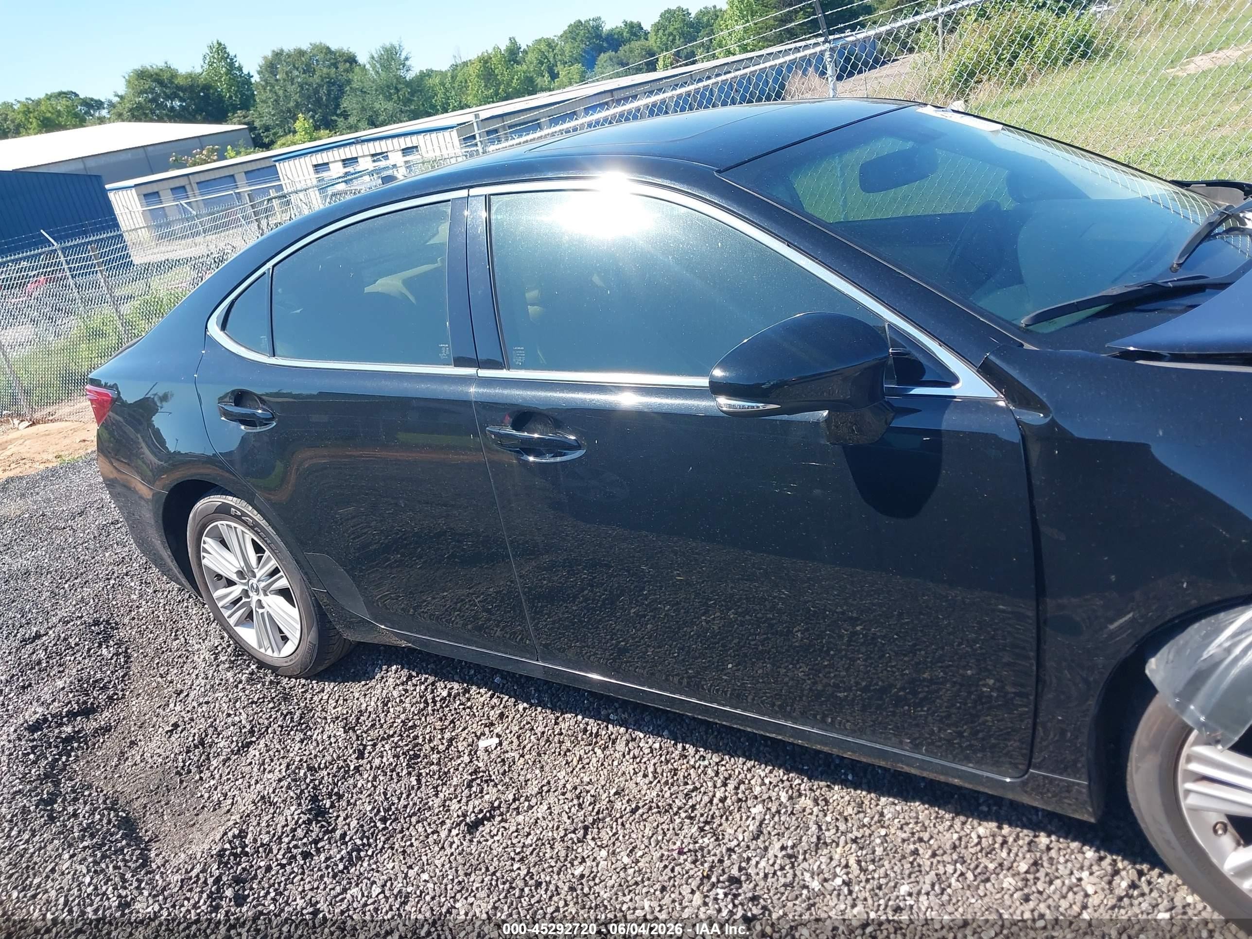 2015 Lexus Es 350   Black vin: JTHBK1GG1F2197087