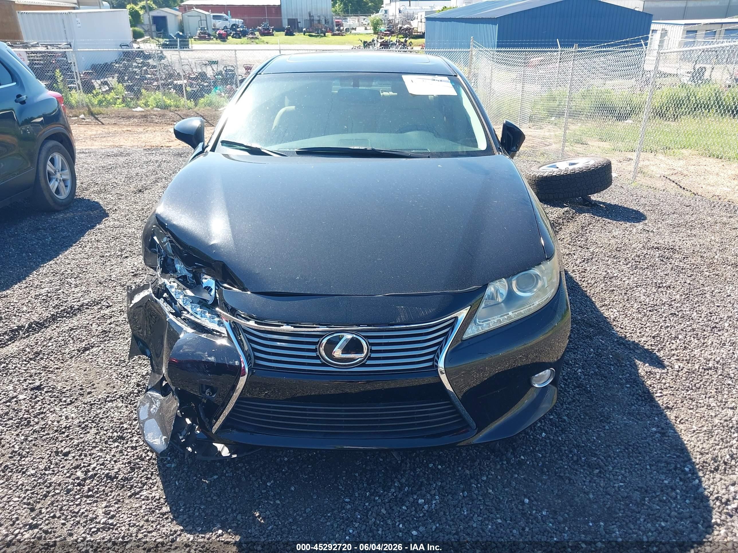 2015 Lexus Es 350   Black vin: JTHBK1GG1F2197087