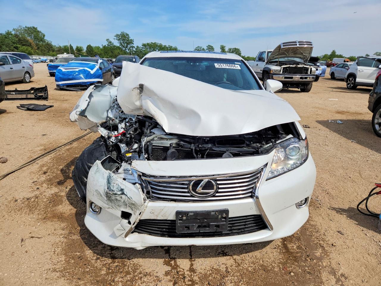 2015 Lexus Es 350 White vin: JTHBK1GG1F2199647