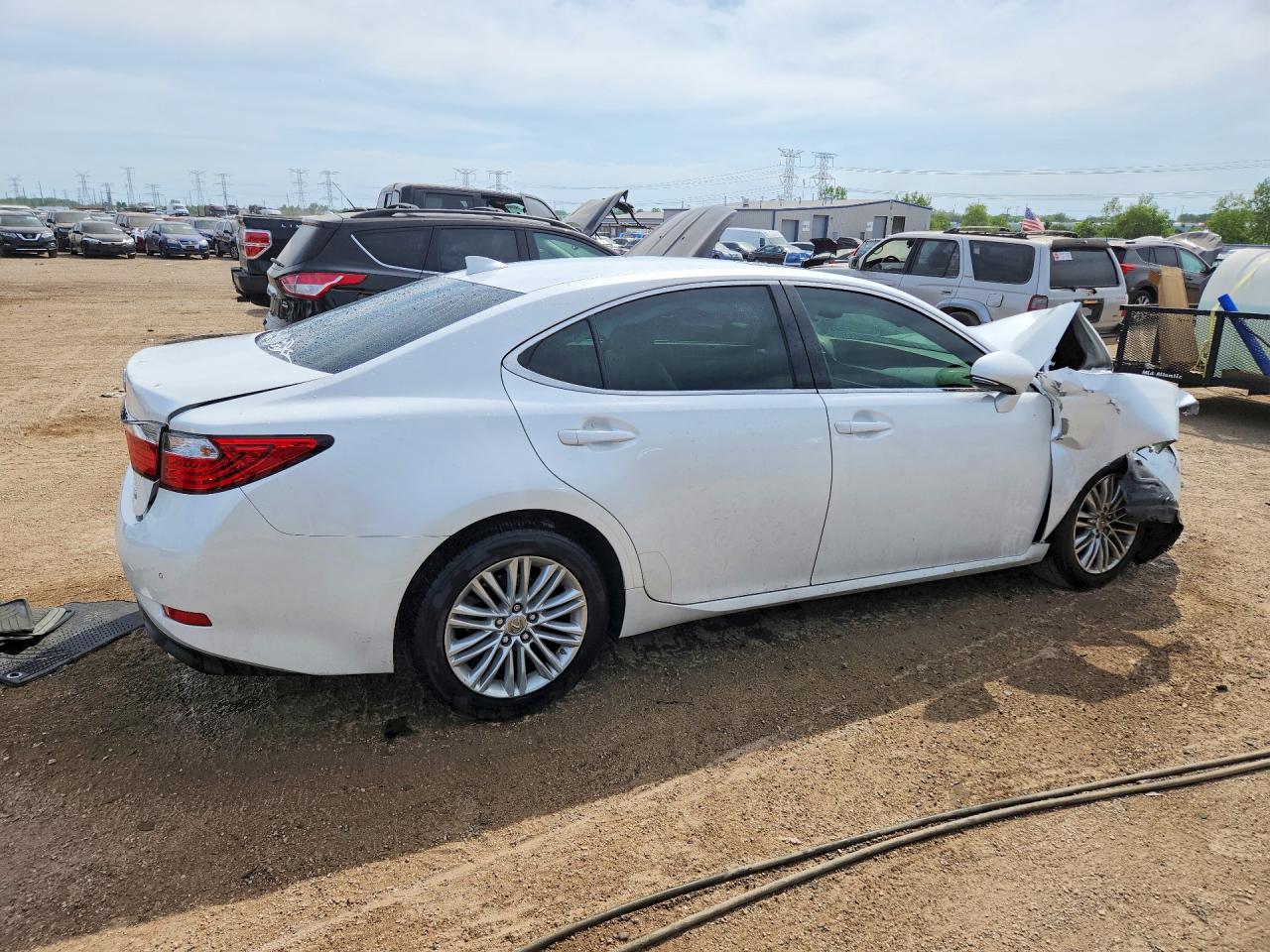 2015 Lexus Es 350 White vin: JTHBK1GG1F2199647