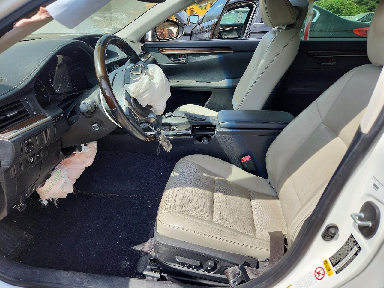 2015 Lexus Es 350 White vin: JTHBK1GG1F2199647