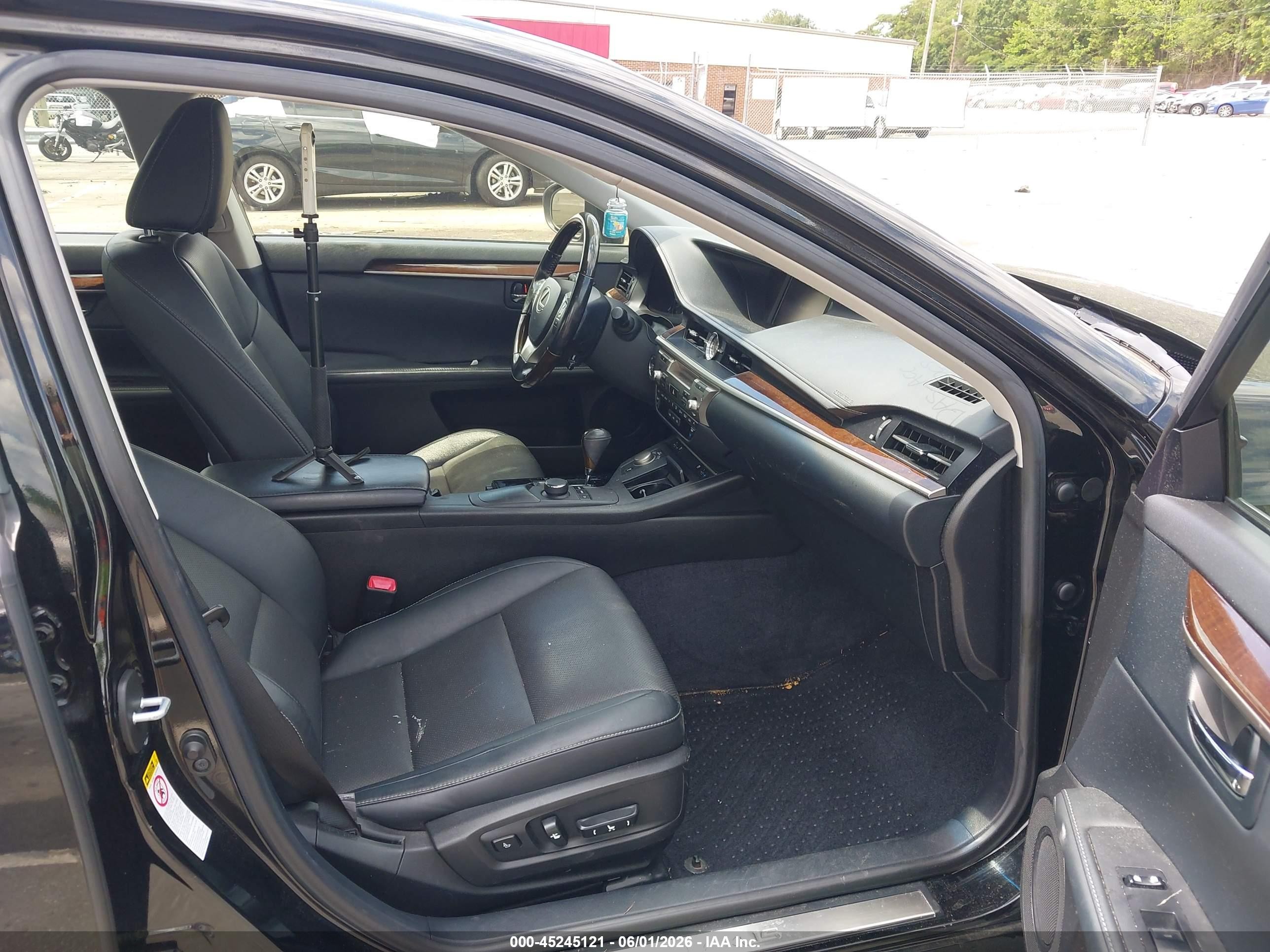 2015 Lexus Es 350   Black vin: JTHBK1GG1F2201848