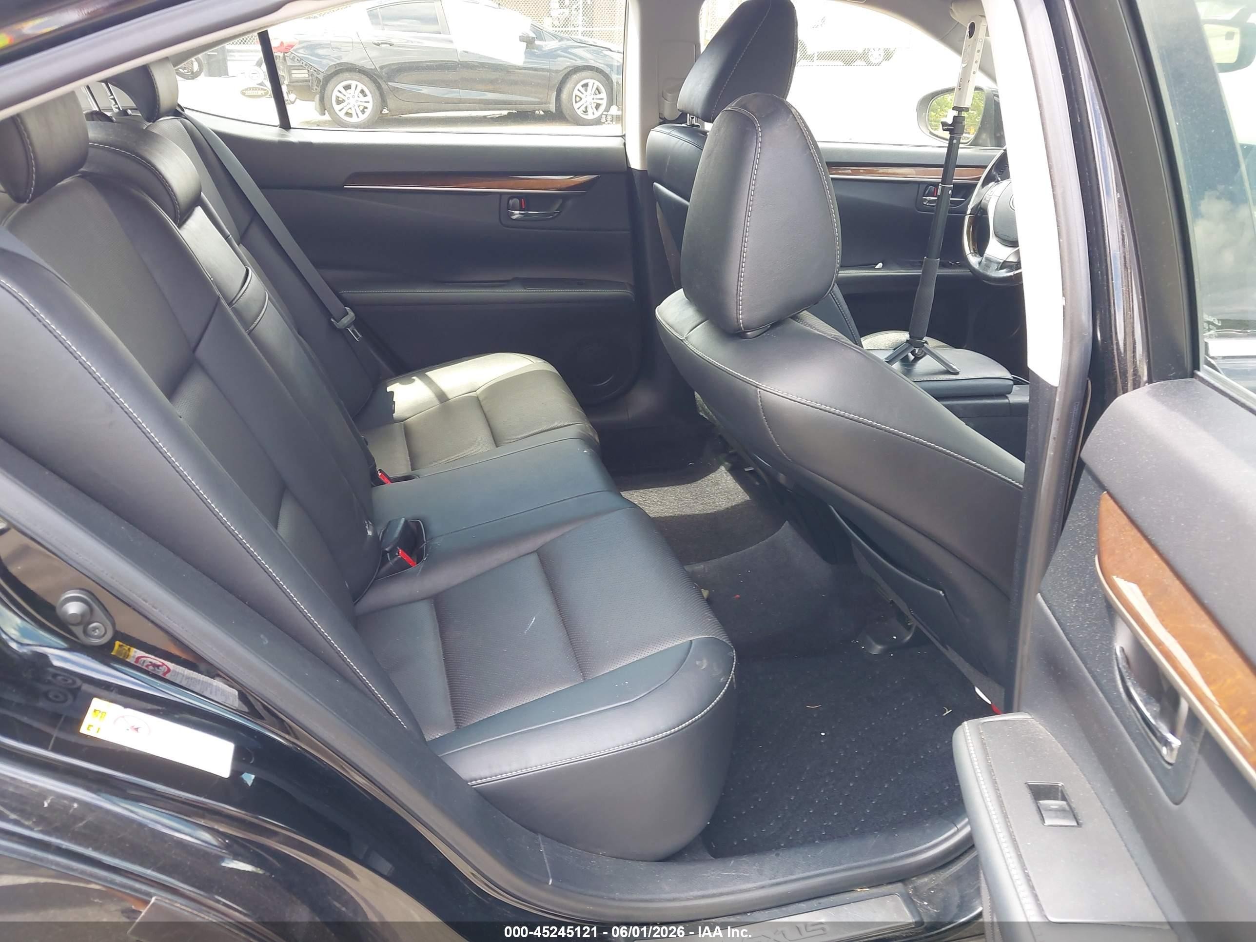 2015 Lexus Es 350   Black vin: JTHBK1GG1F2201848
