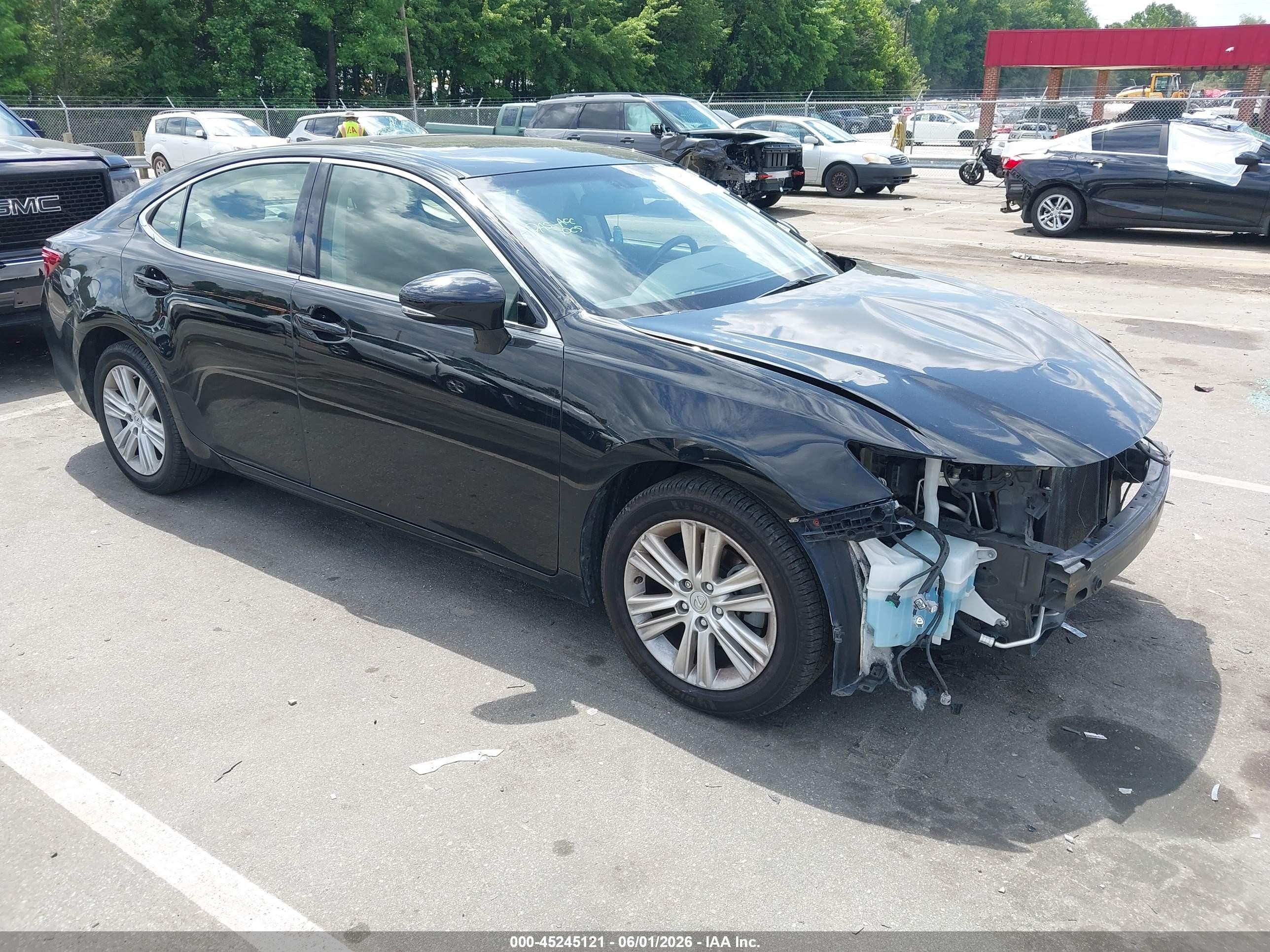 2015 Lexus Es 350   Black vin: JTHBK1GG1F2201848