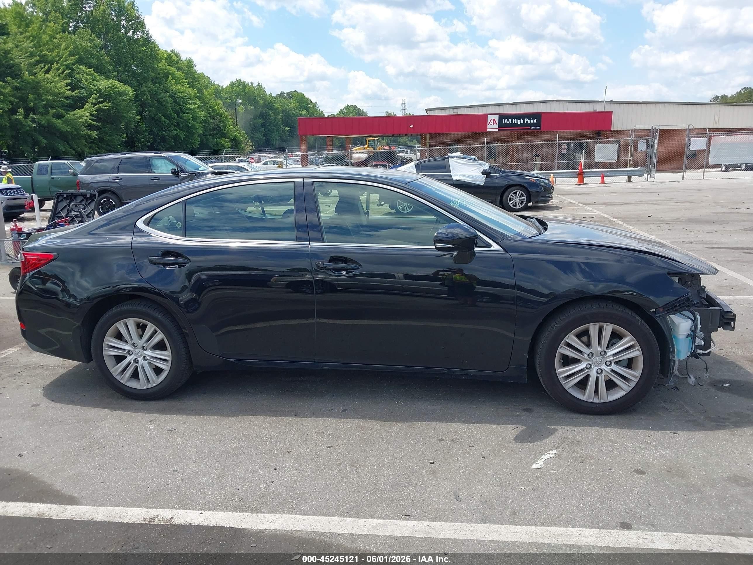 2015 Lexus Es 350   Black vin: JTHBK1GG1F2201848