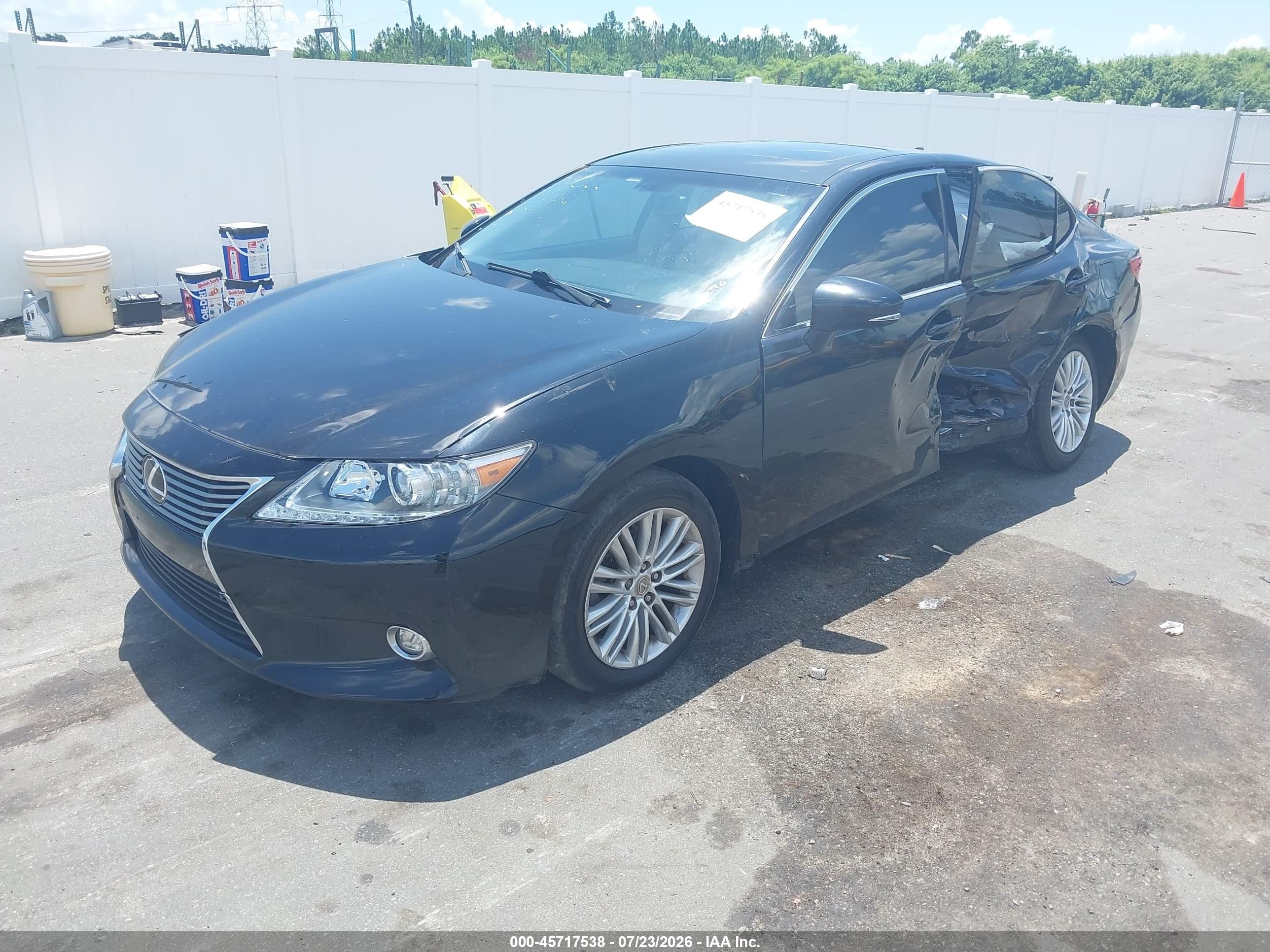 2015 Lexus Es 350   Черный vin: JTHBK1GG1F2205527