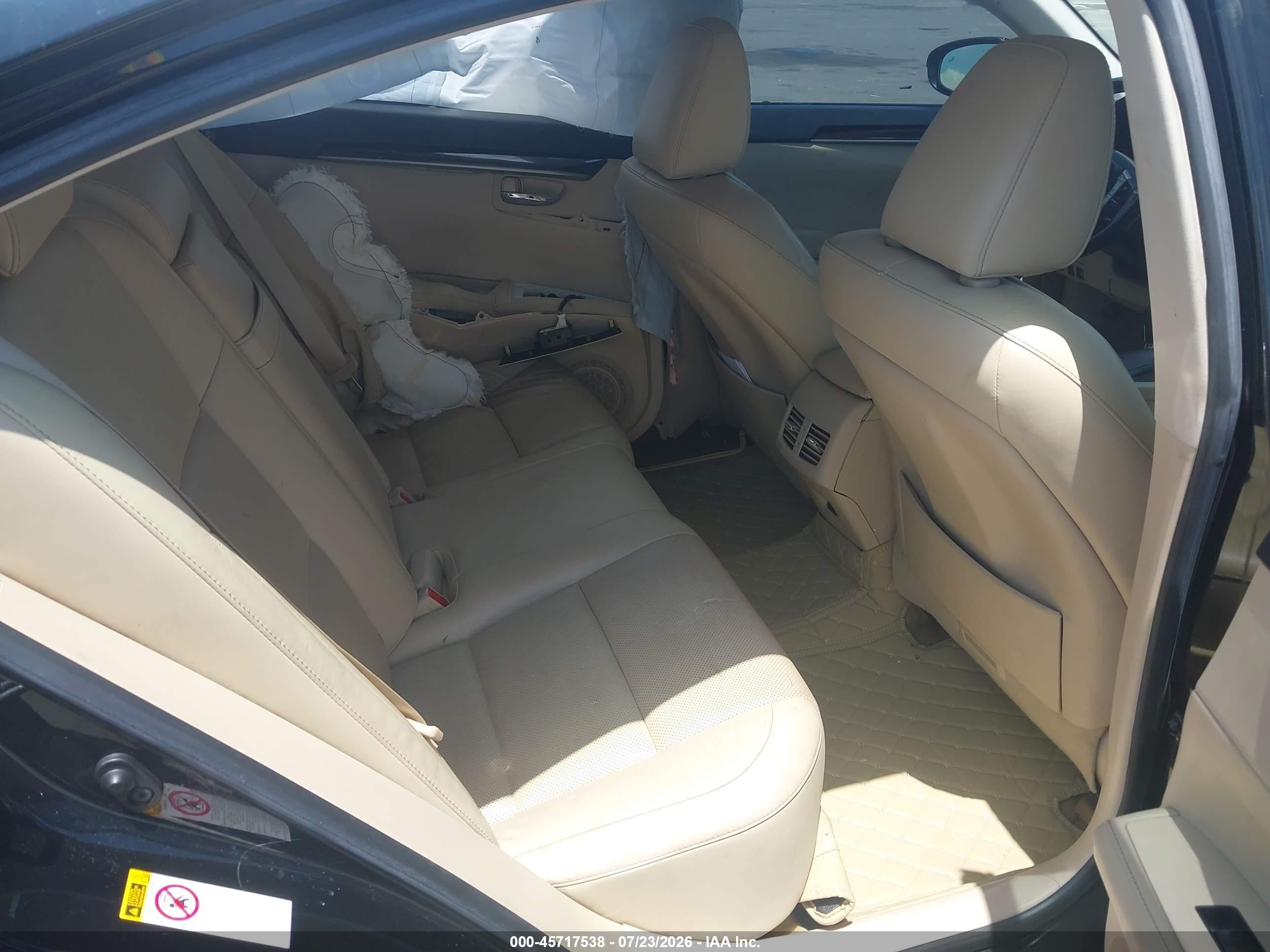 2015 Lexus Es 350   Черный vin: JTHBK1GG1F2205527