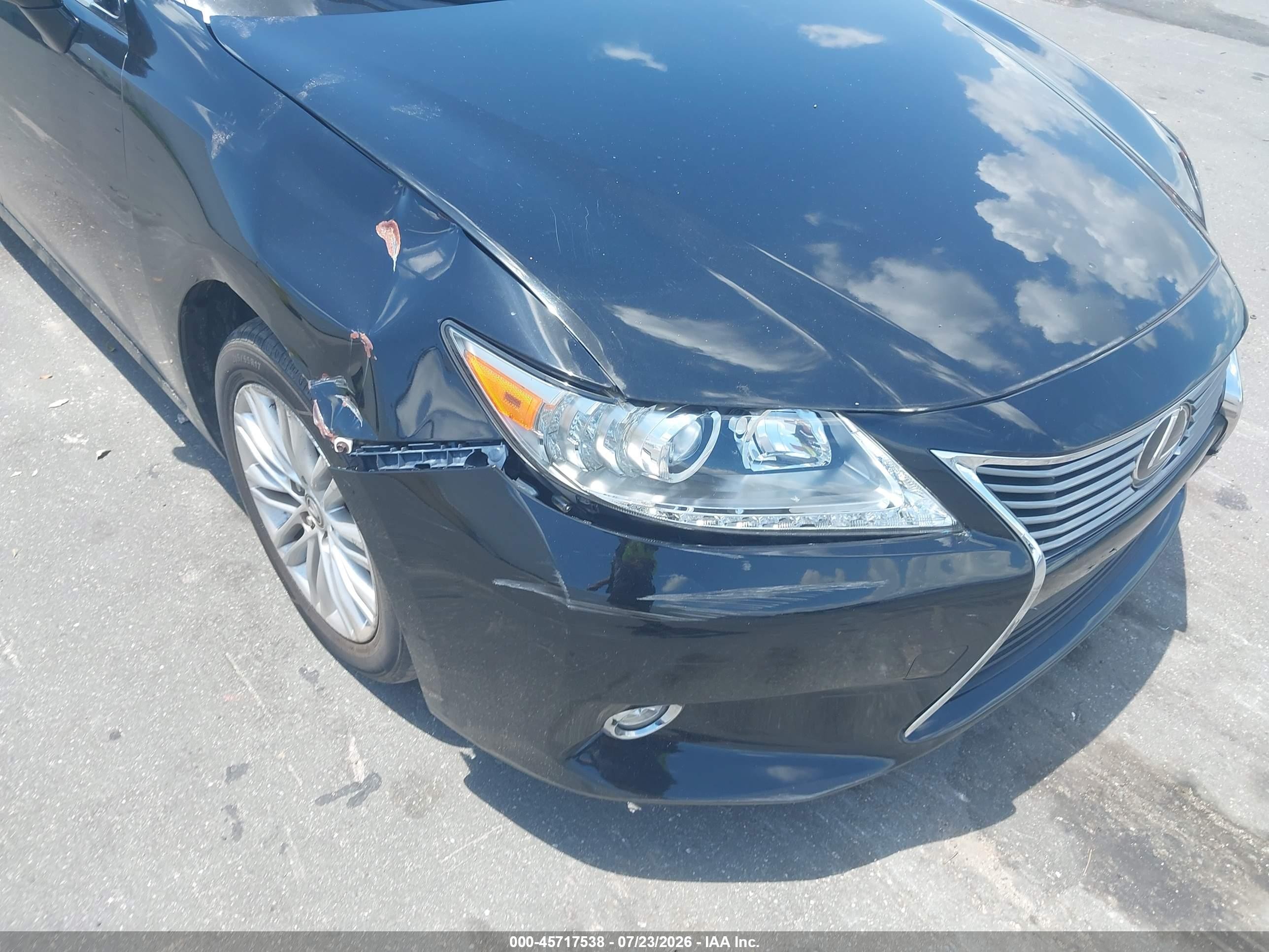 2015 Lexus Es 350   Черный vin: JTHBK1GG1F2205527