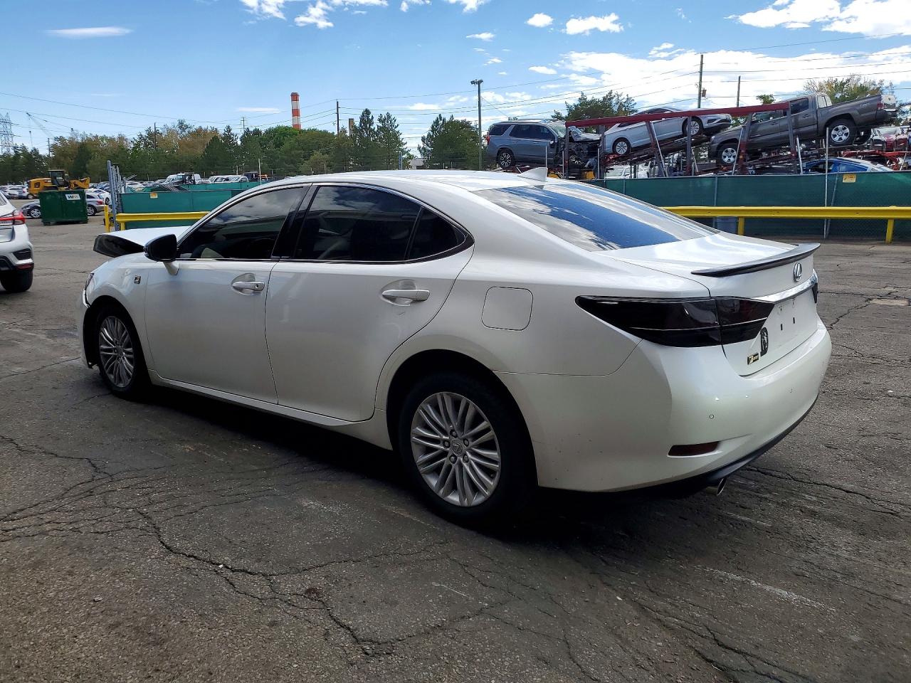 2015 Lexus Es 350 White vin: JTHBK1GG1F2210744