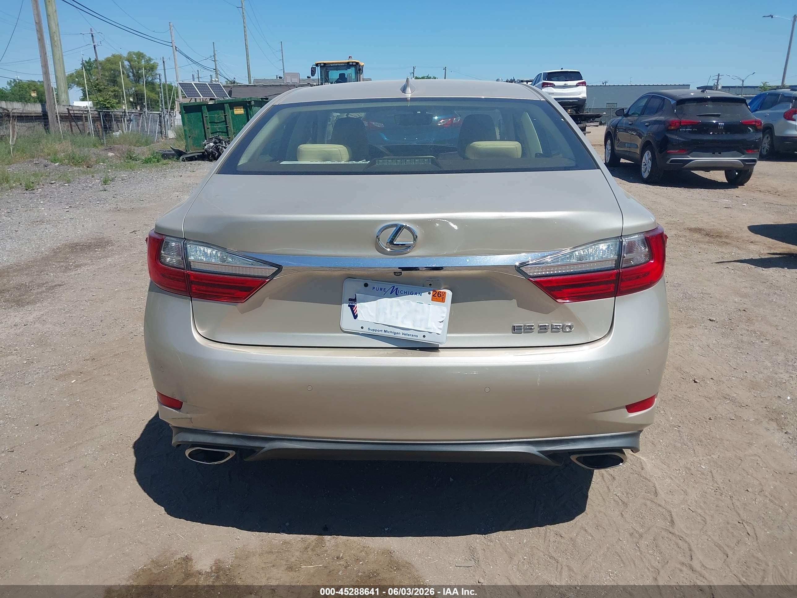 2016 Lexus Es 350 Золотой vin: JTHBK1GG1G2221664