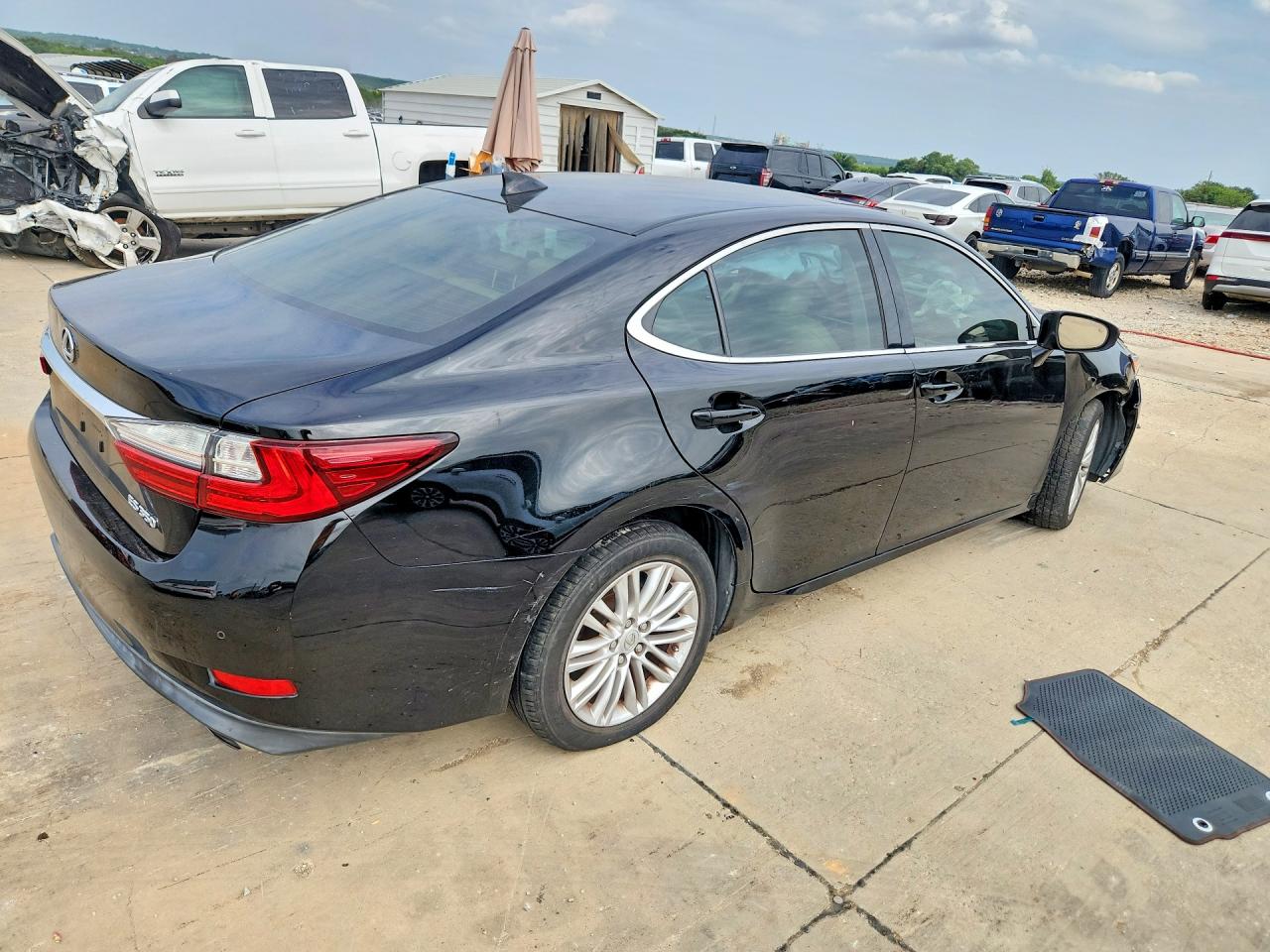 2016 Lexus Es 350 Black vin: JTHBK1GG1G2231255