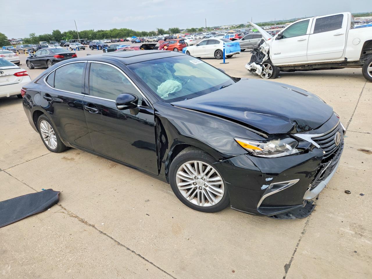 2016 Lexus Es 350 Black vin: JTHBK1GG1G2231255