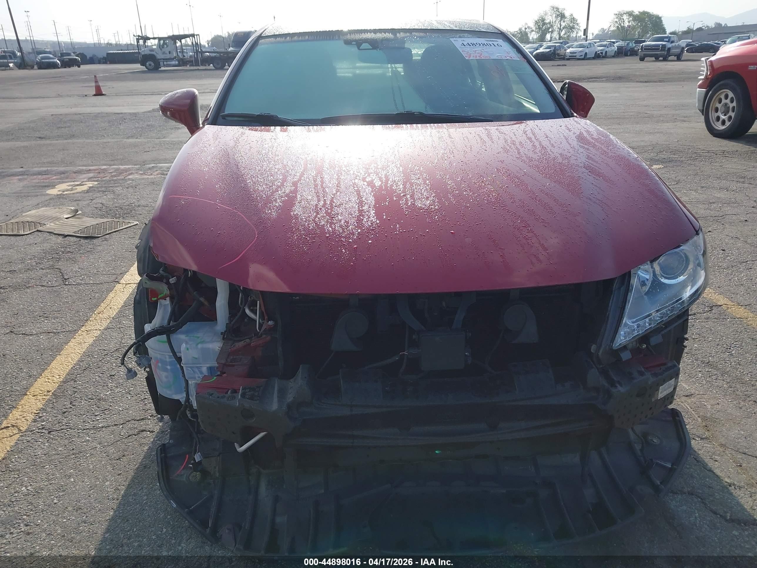 2013 Lexus Es 350   Burgundy vin: JTHBK1GG2D2002451