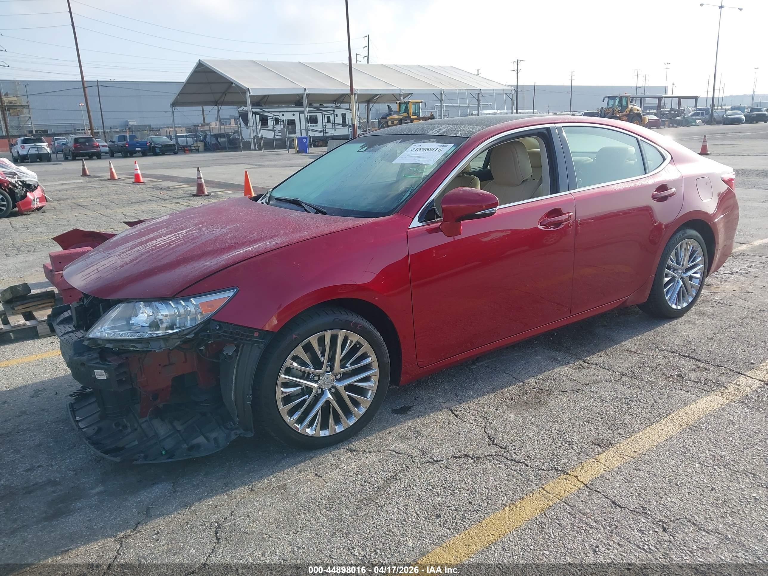 2013 Lexus Es 350   Burgundy vin: JTHBK1GG2D2002451
