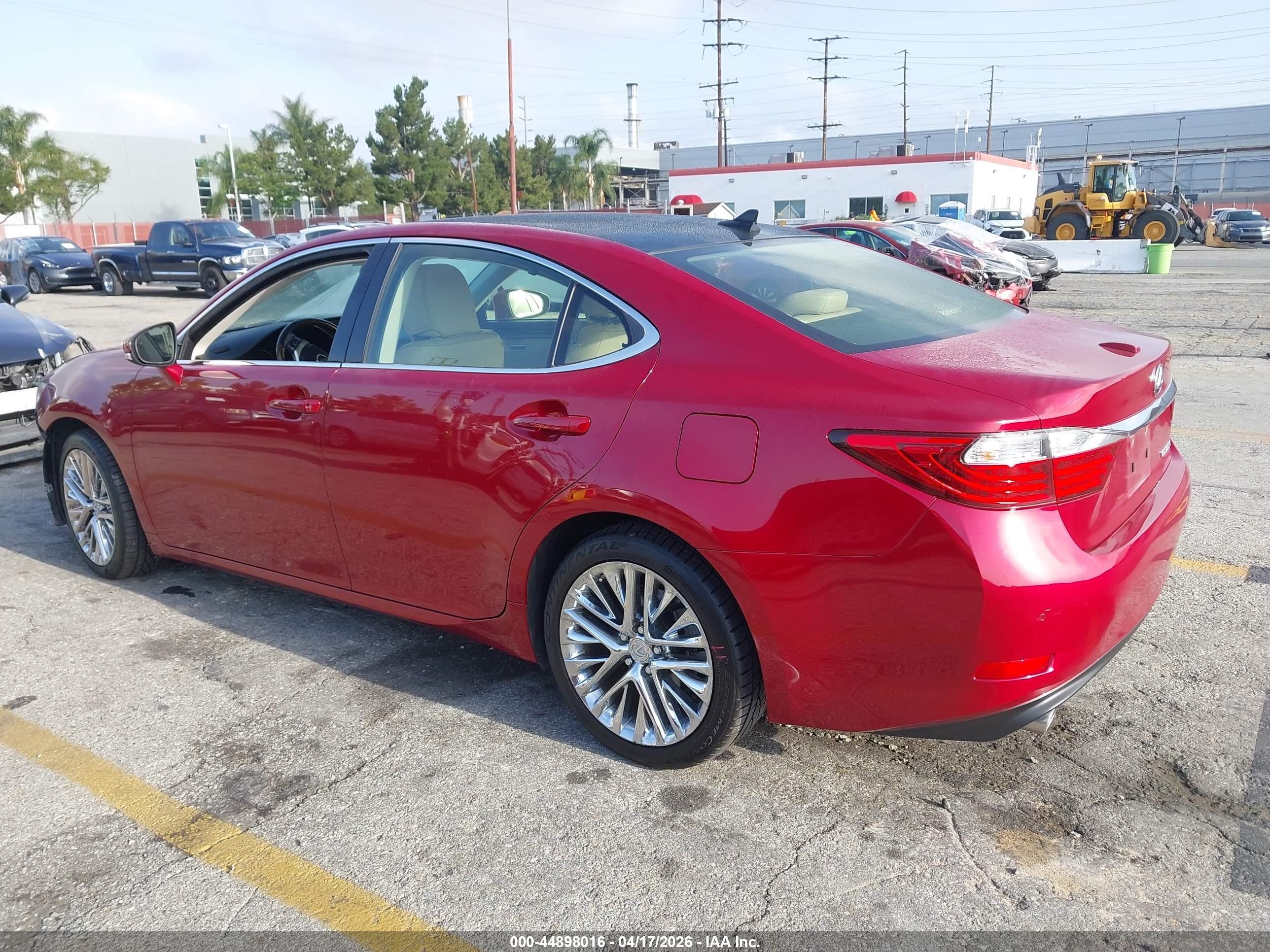 2013 Lexus Es 350   Burgundy vin: JTHBK1GG2D2002451
