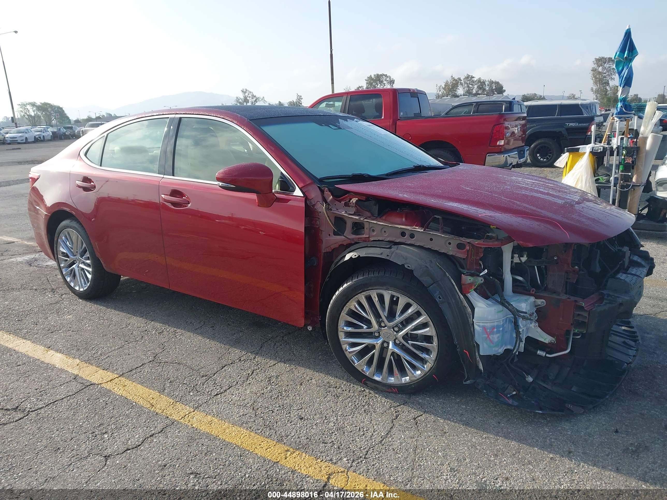 2013 Lexus Es 350   Burgundy vin: JTHBK1GG2D2002451