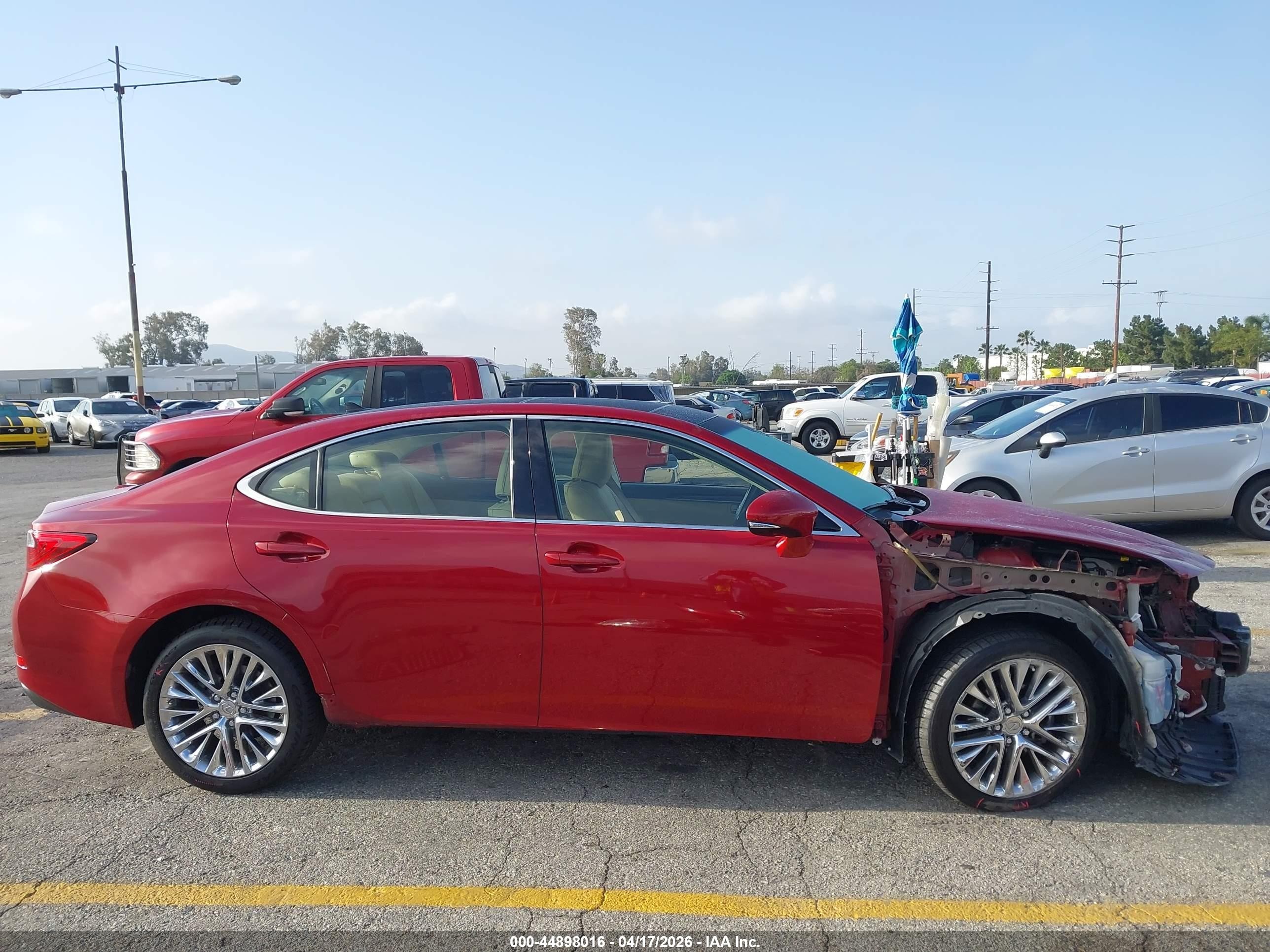 2013 Lexus Es 350   Burgundy vin: JTHBK1GG2D2002451
