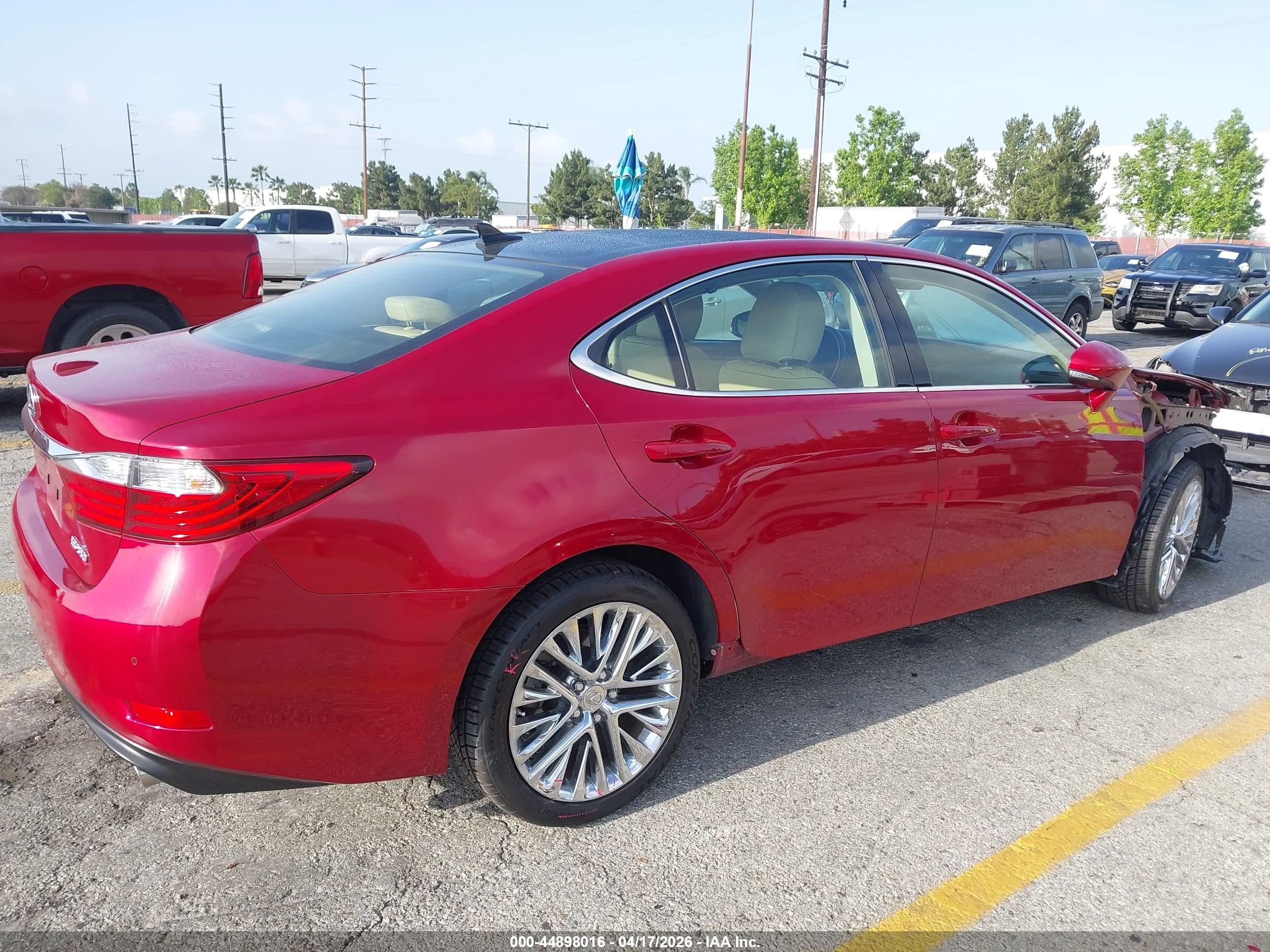 2013 Lexus Es 350   Burgundy vin: JTHBK1GG2D2002451