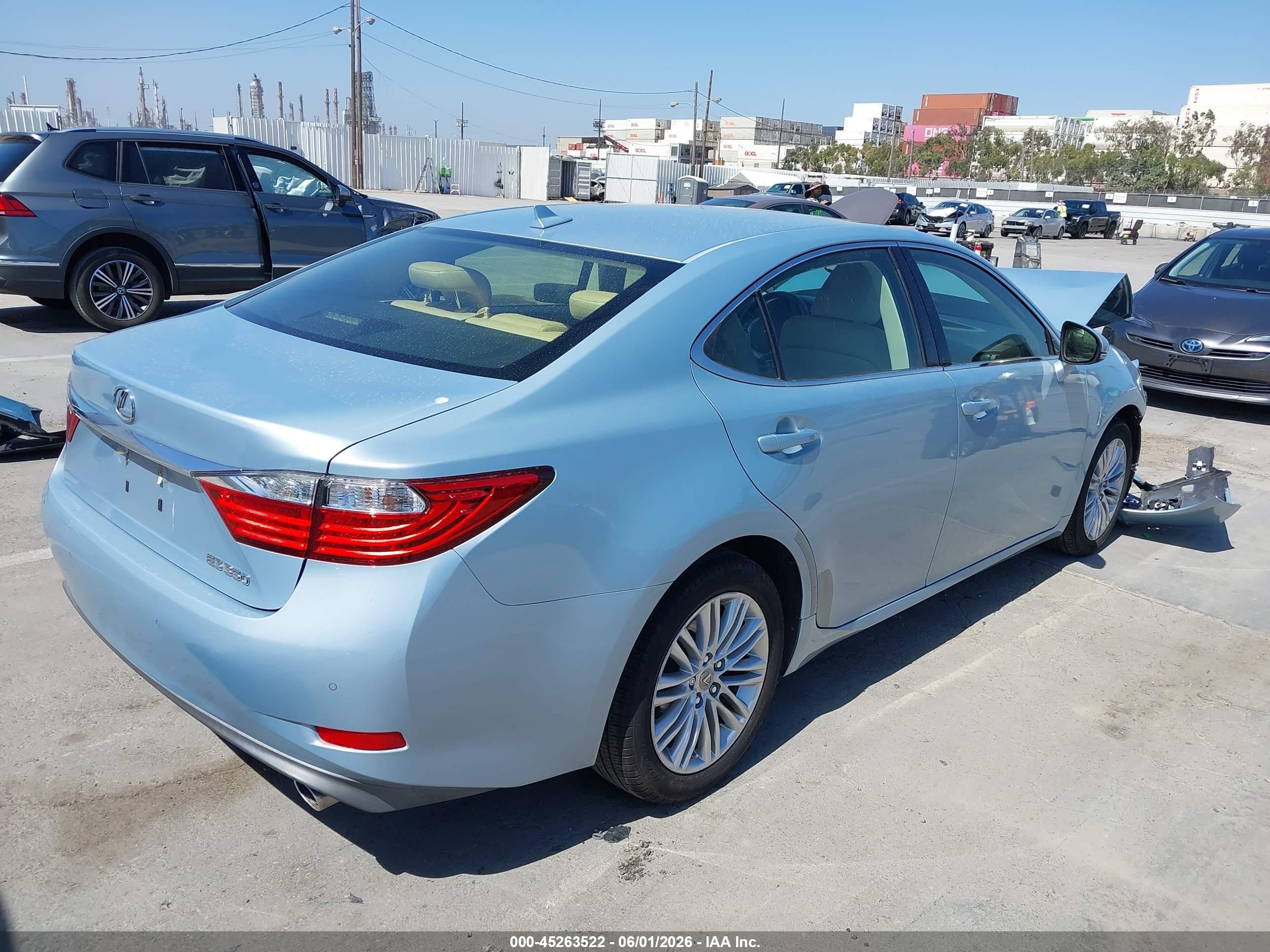 2013 Lexus Es 350 Light Blue vin: JTHBK1GG2D2003387