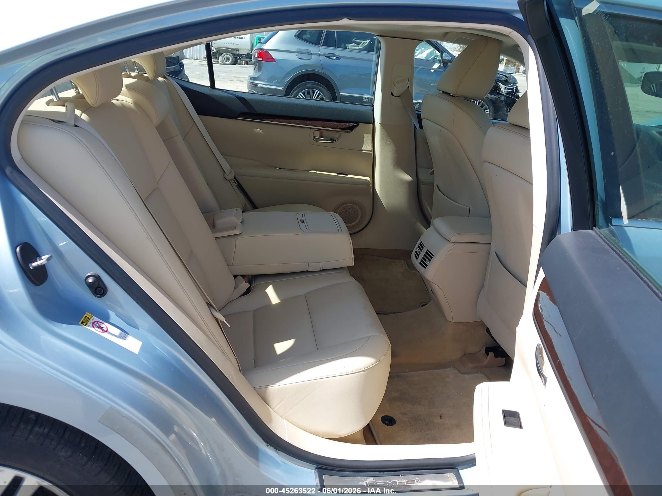 2013 Lexus Es 350 Light Blue vin: JTHBK1GG2D2003387