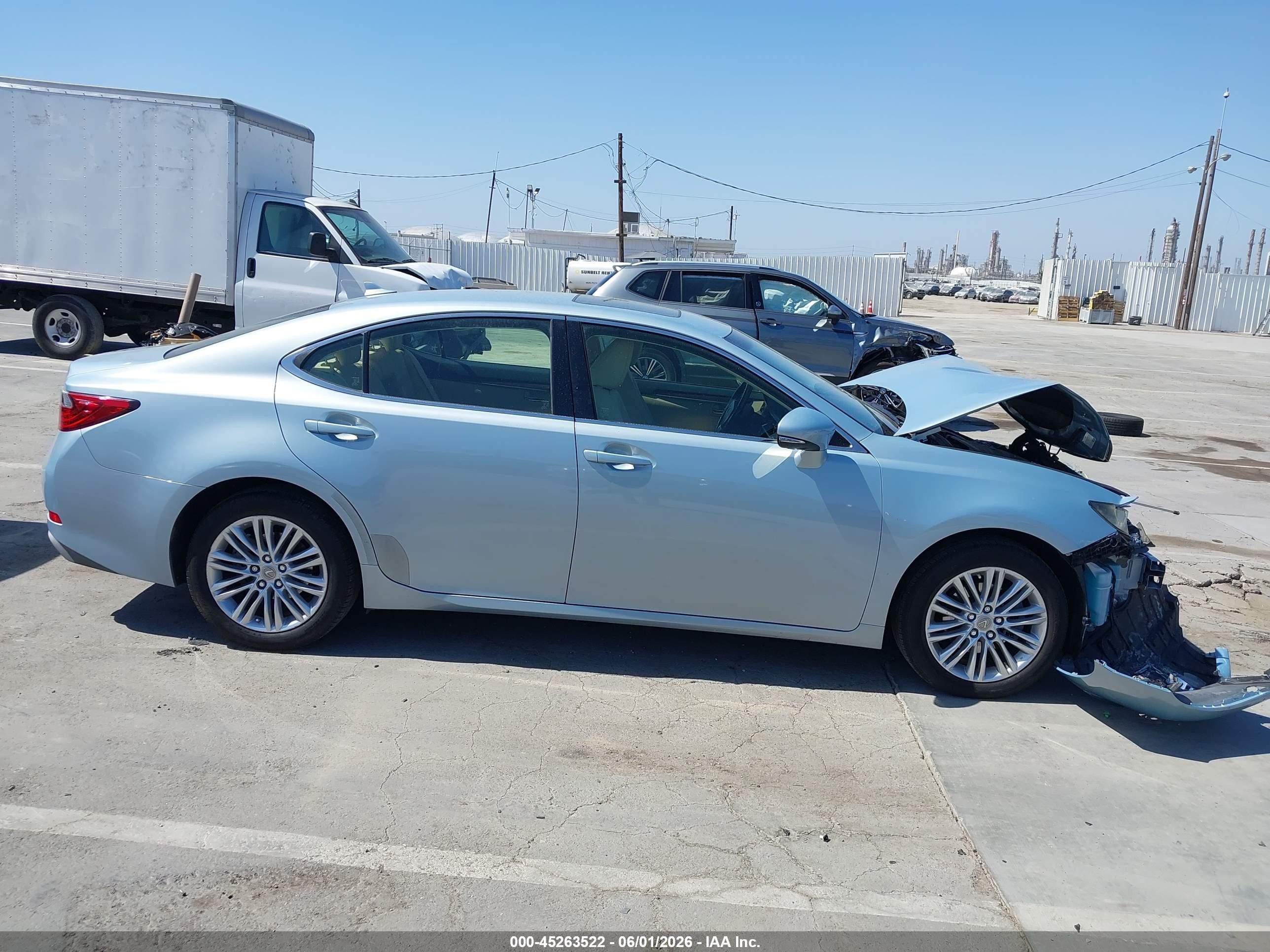 2013 Lexus Es 350 Light Blue vin: JTHBK1GG2D2003387