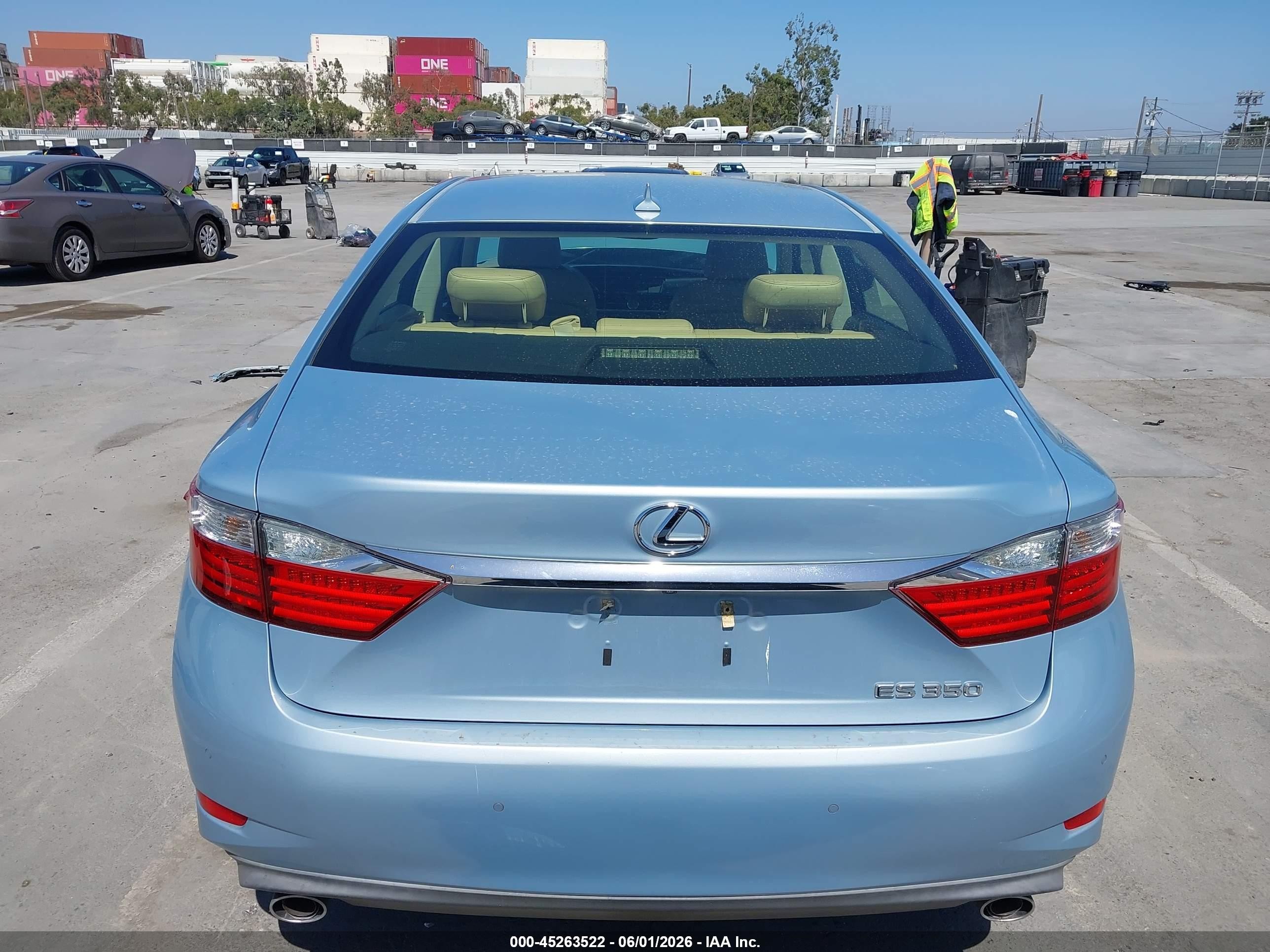 2013 Lexus Es 350 Light Blue vin: JTHBK1GG2D2003387